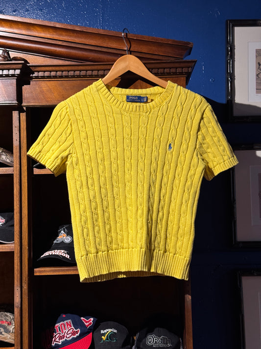 Vintage Polo Ralph Lauren Short-Sleeve Cable Knit