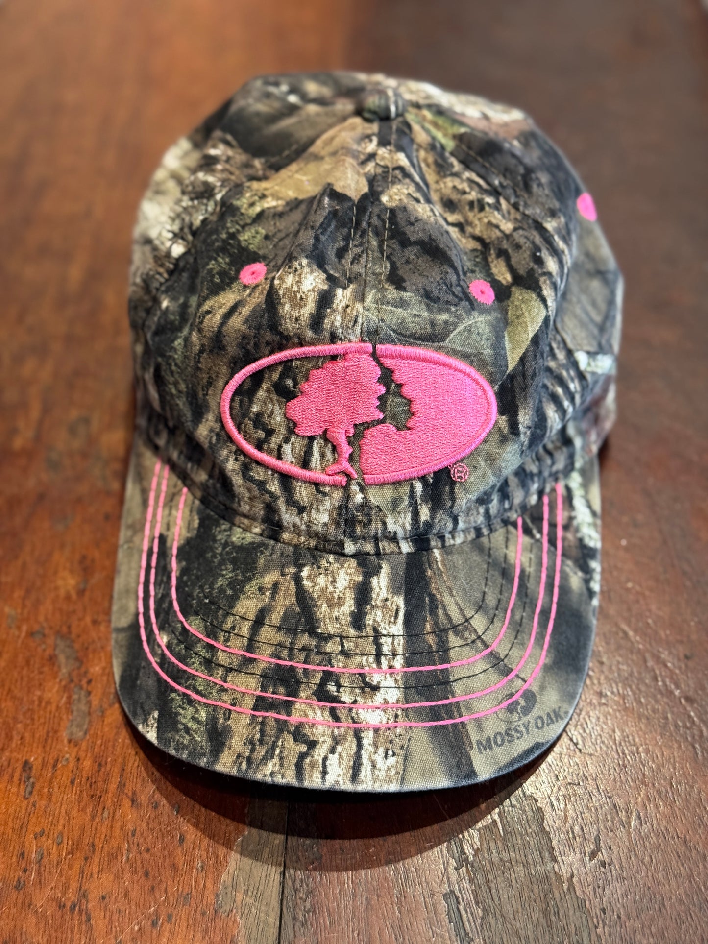 Vintage MossyOak Pink Camo Hat