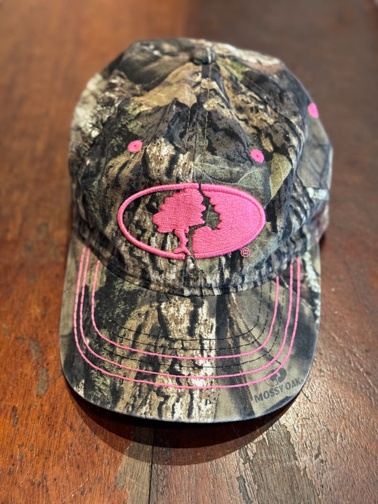 Vintage MossyOak Pink Camo Hat