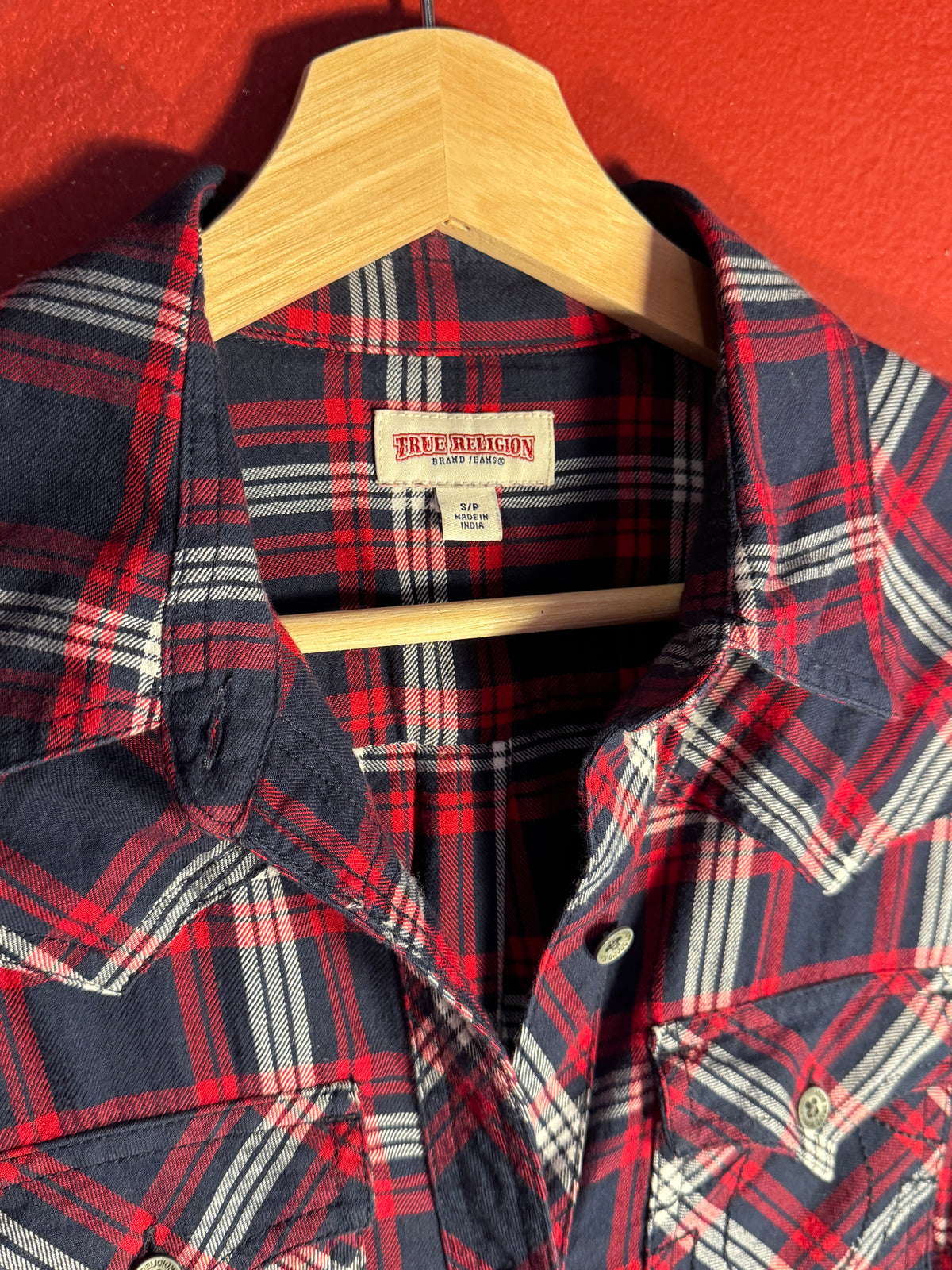True Religion Plaid Western Shirt [S]