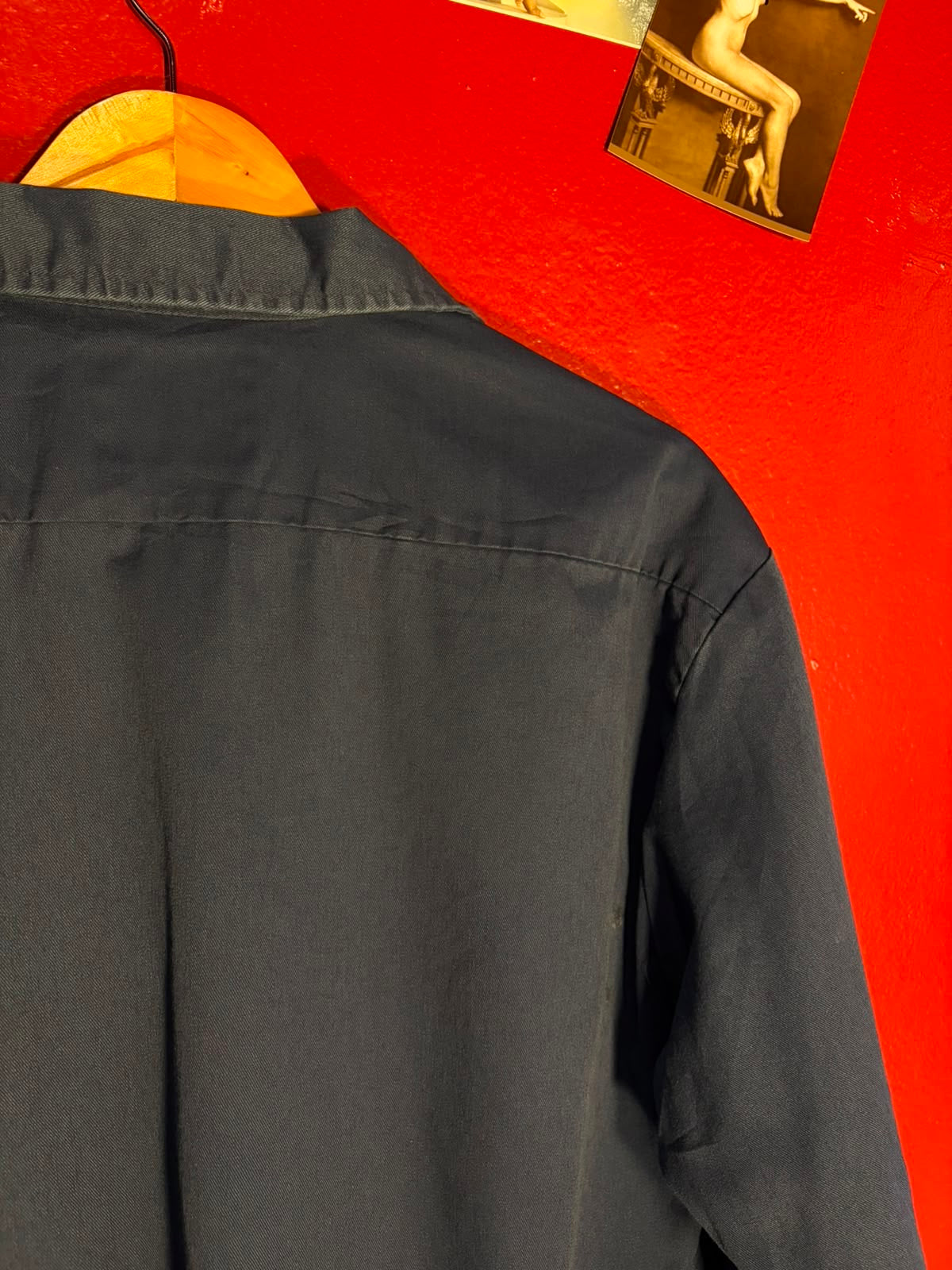 Vintage Dickies Long Sleeve Work Shirt (L)