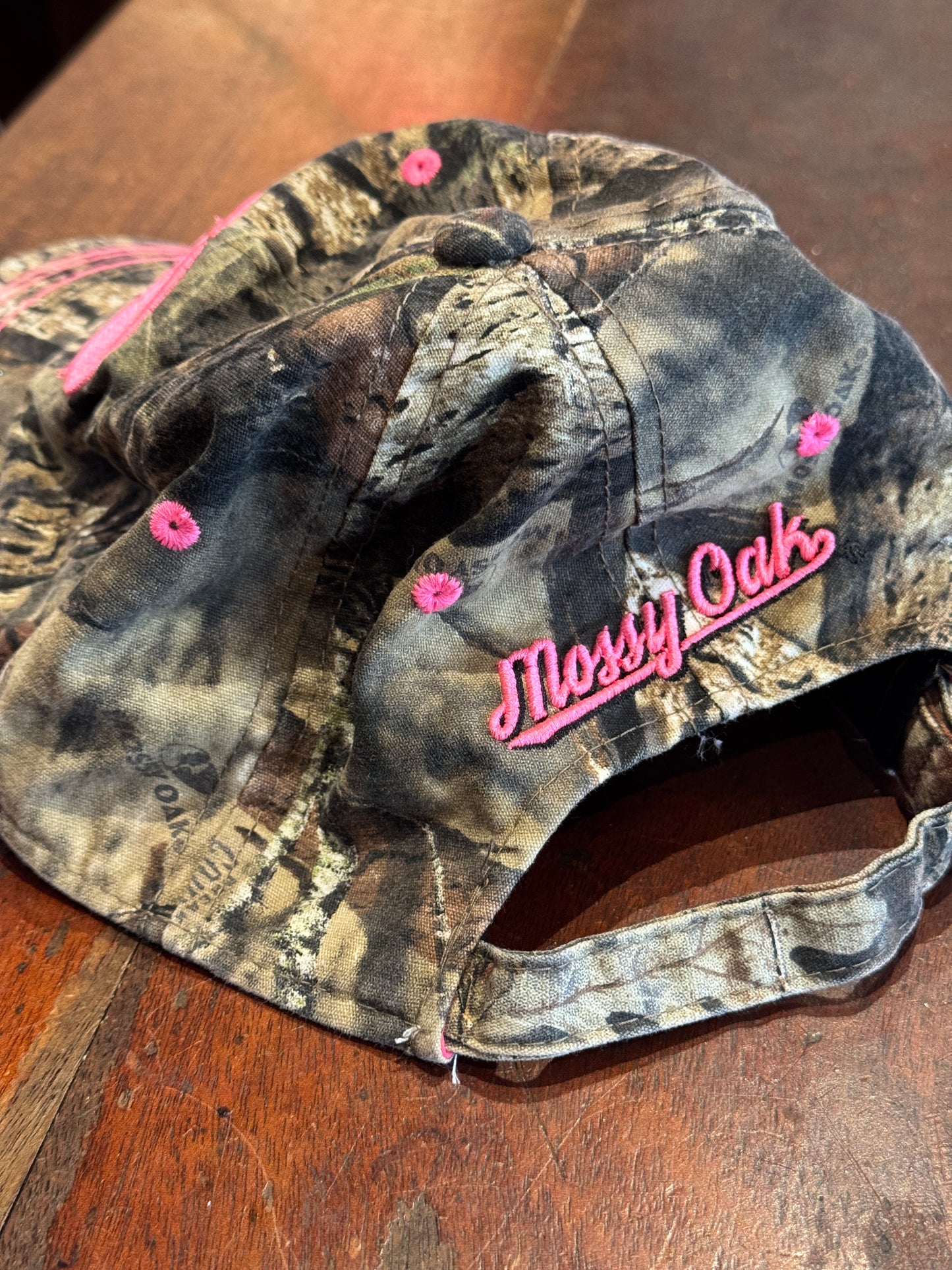 Vintage MossyOak Pink Camo Hat