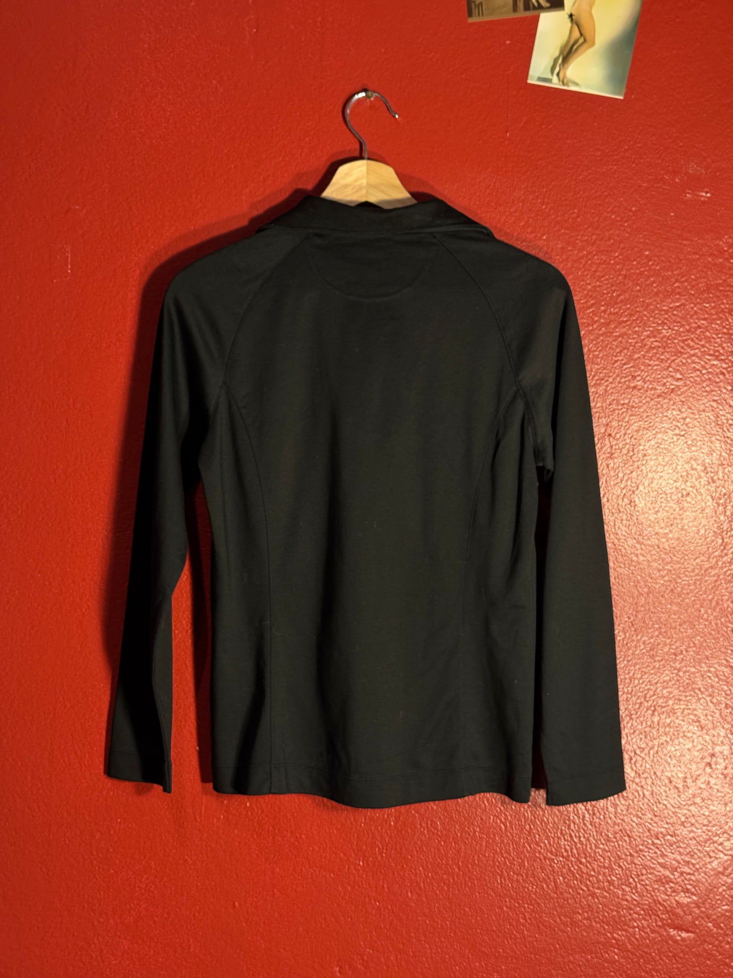 Vintage Burberry Golf Quarter Zip Top - Size 2 (AU 8)