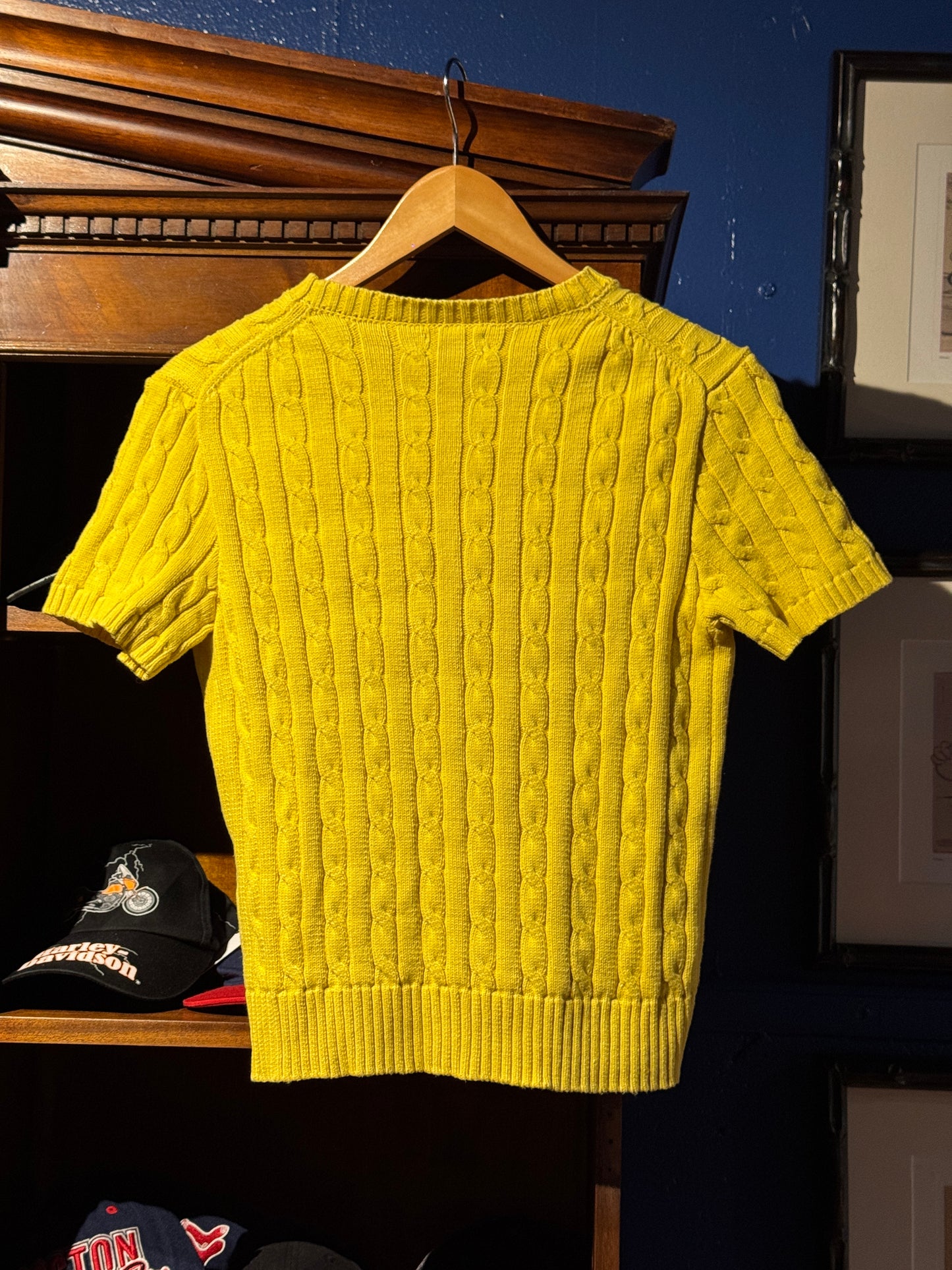 Vintage Polo Ralph Lauren Short-Sleeve Cable Knit