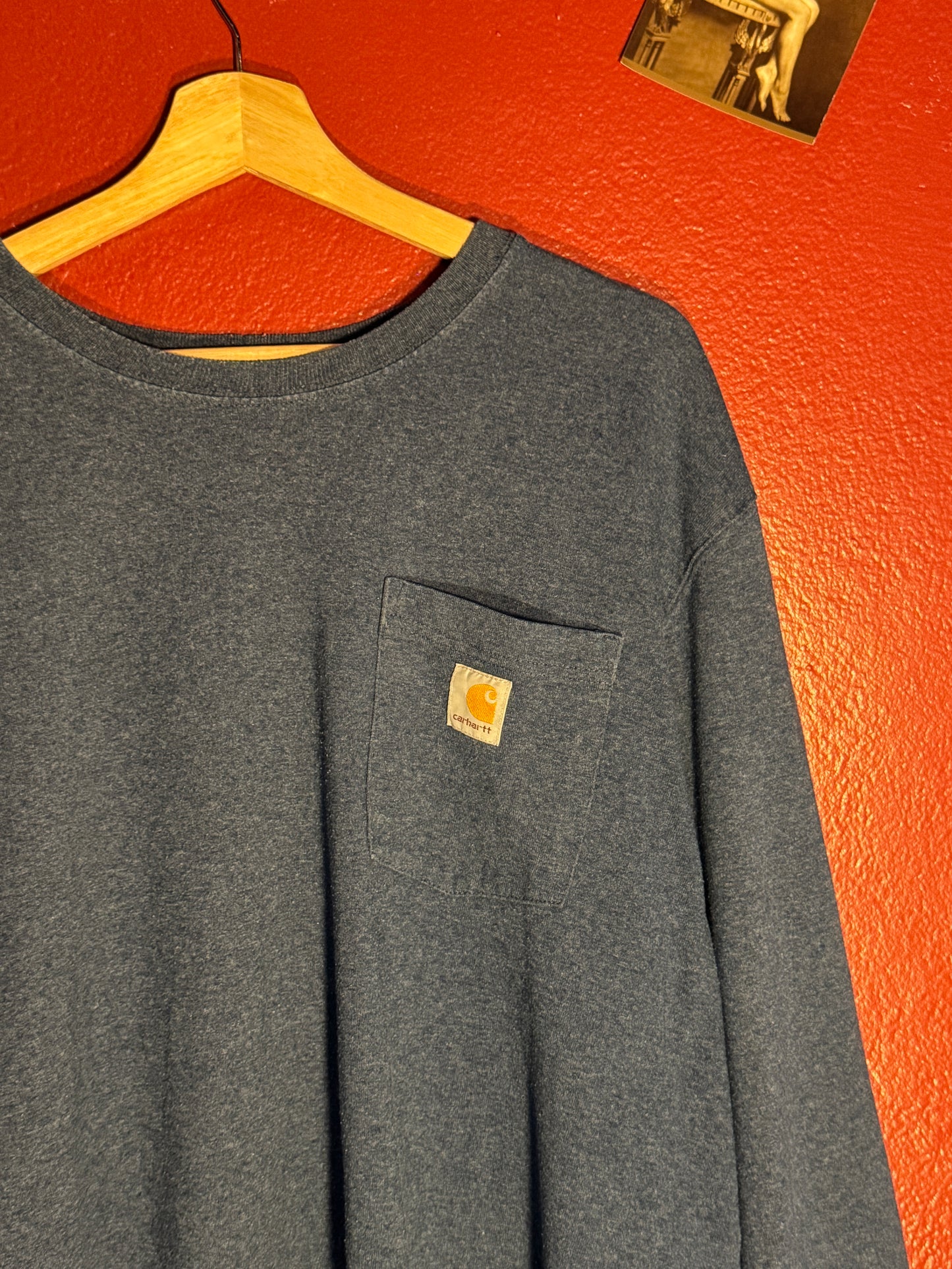 Carhartt Original Fit Pocket Long Sleeve T-Shirt (L Tall)