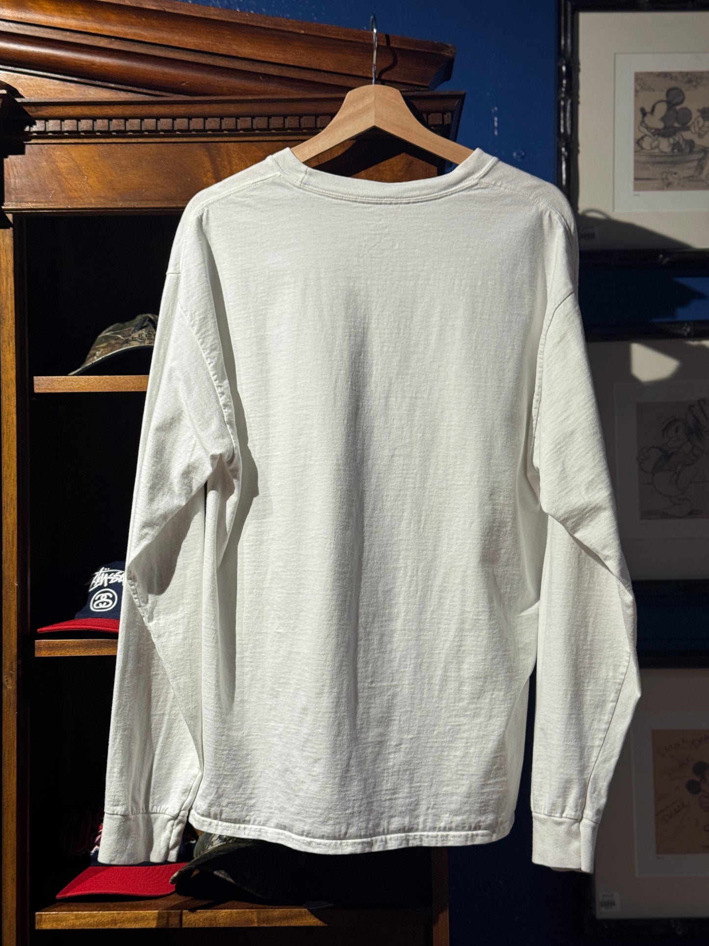 Long Sleeve White Disney Tee [L]