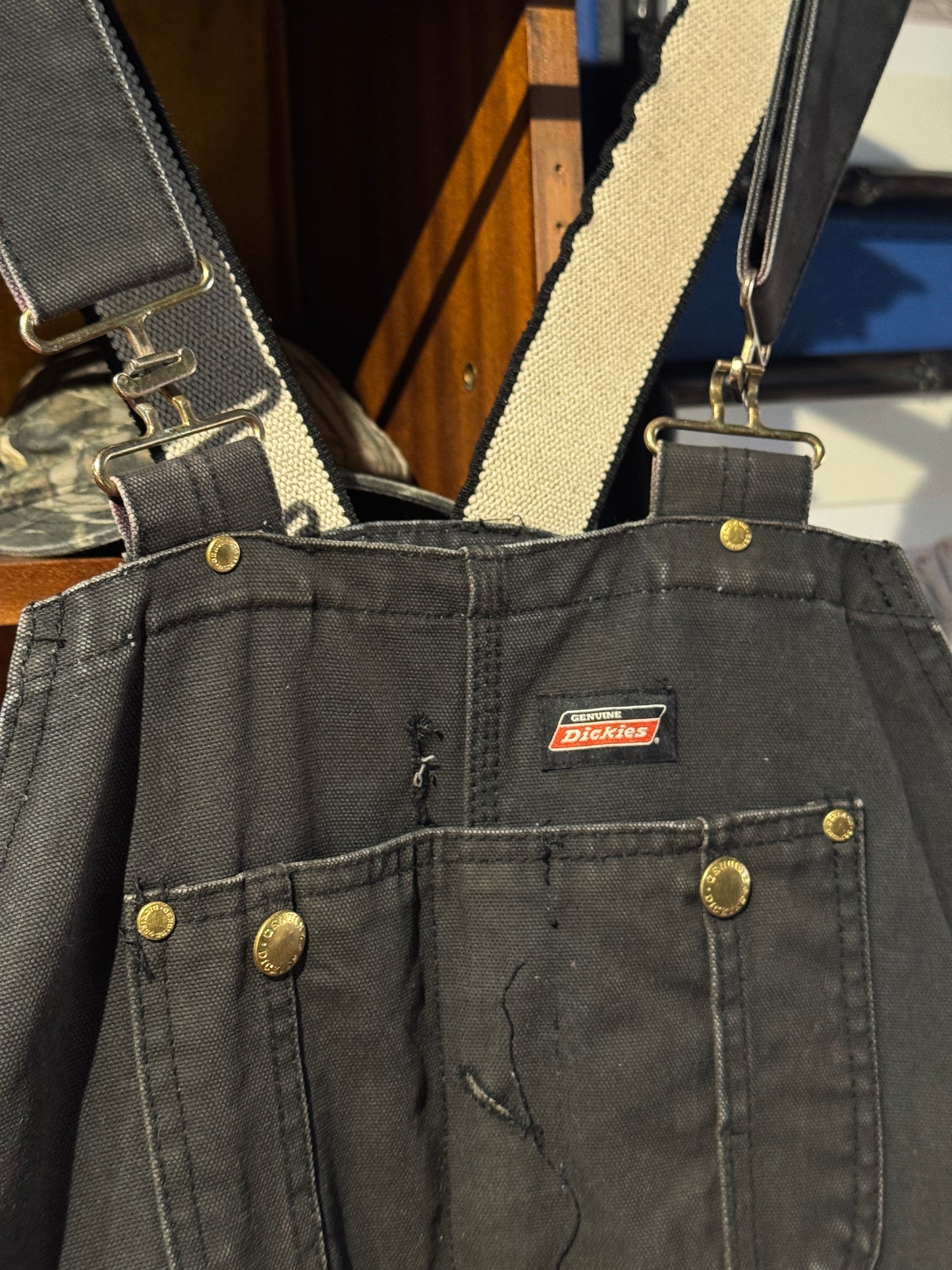 Vintage Dickies Black Duck Canvas Overalls