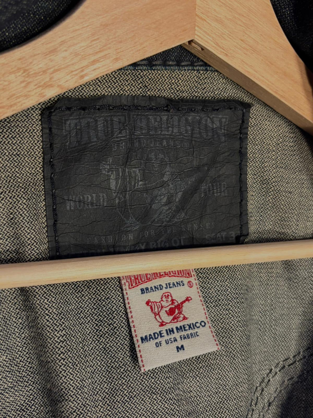 Vintage Y2K True Religion Jimmy Big QT Denim Jacket [M]