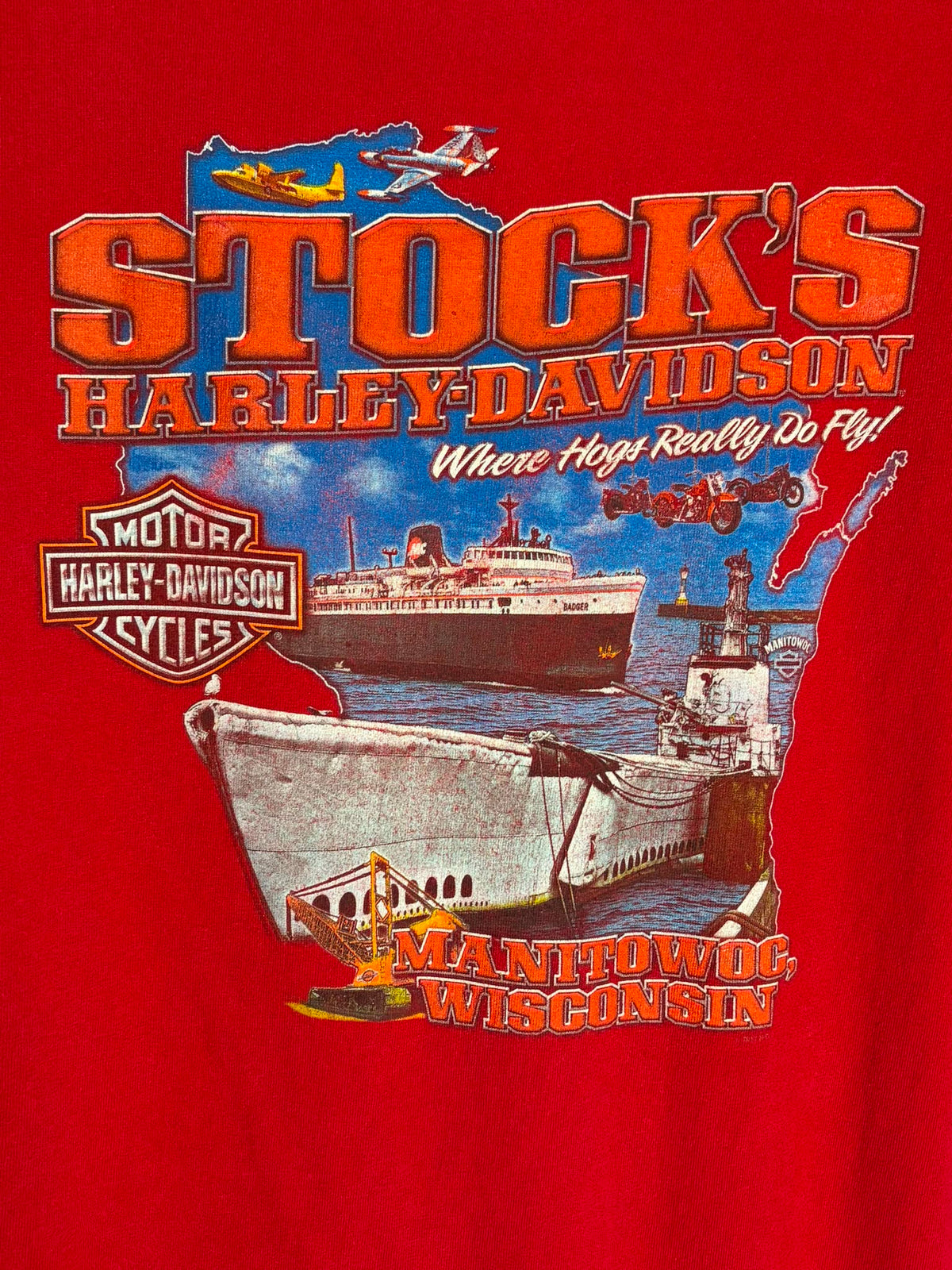 Harley-Davidson Skull Bandana Graphic T-Shirt [XL]