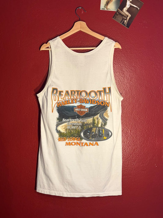 Vintage 2005 Harley-Davidson Beartooth Montana Tank Top [L]