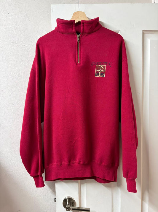 H.I.S. Atlanta City Red Quarter Zip Jumper [L]