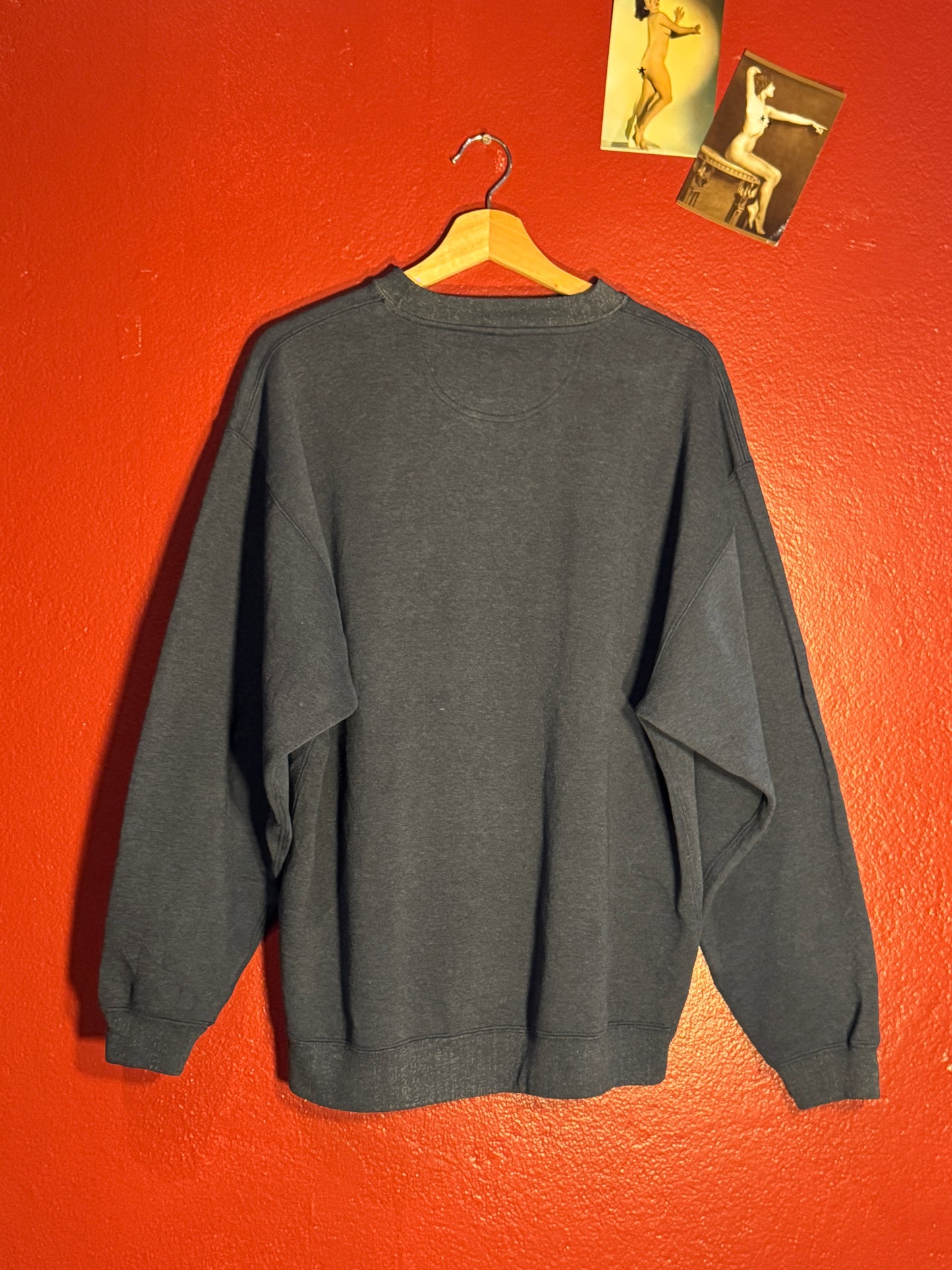Vintage Michigan Wolverines Embroidered Sweatshirt (L)