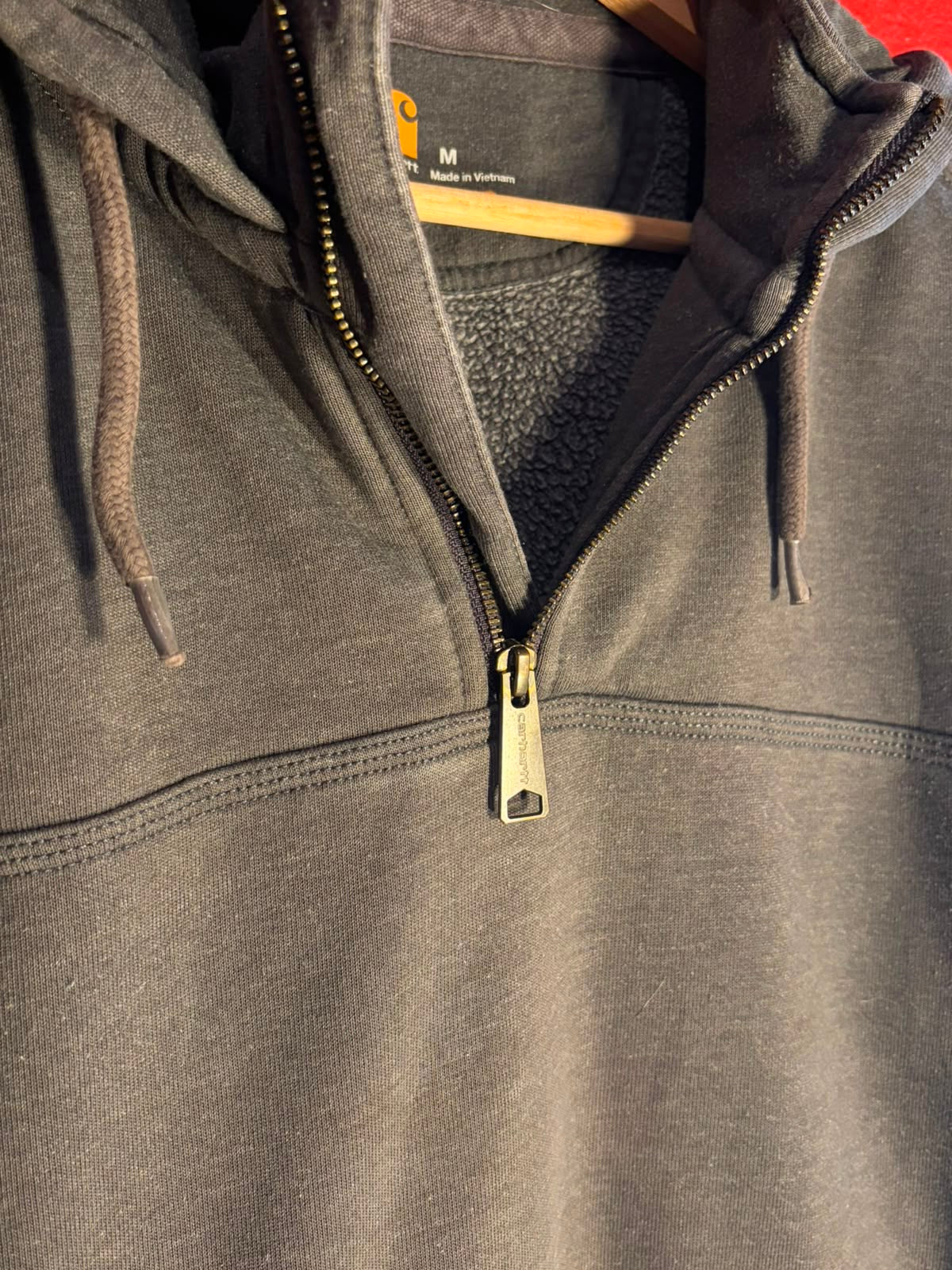 Carhartt Original Fit Half Zip Hoodie (M)