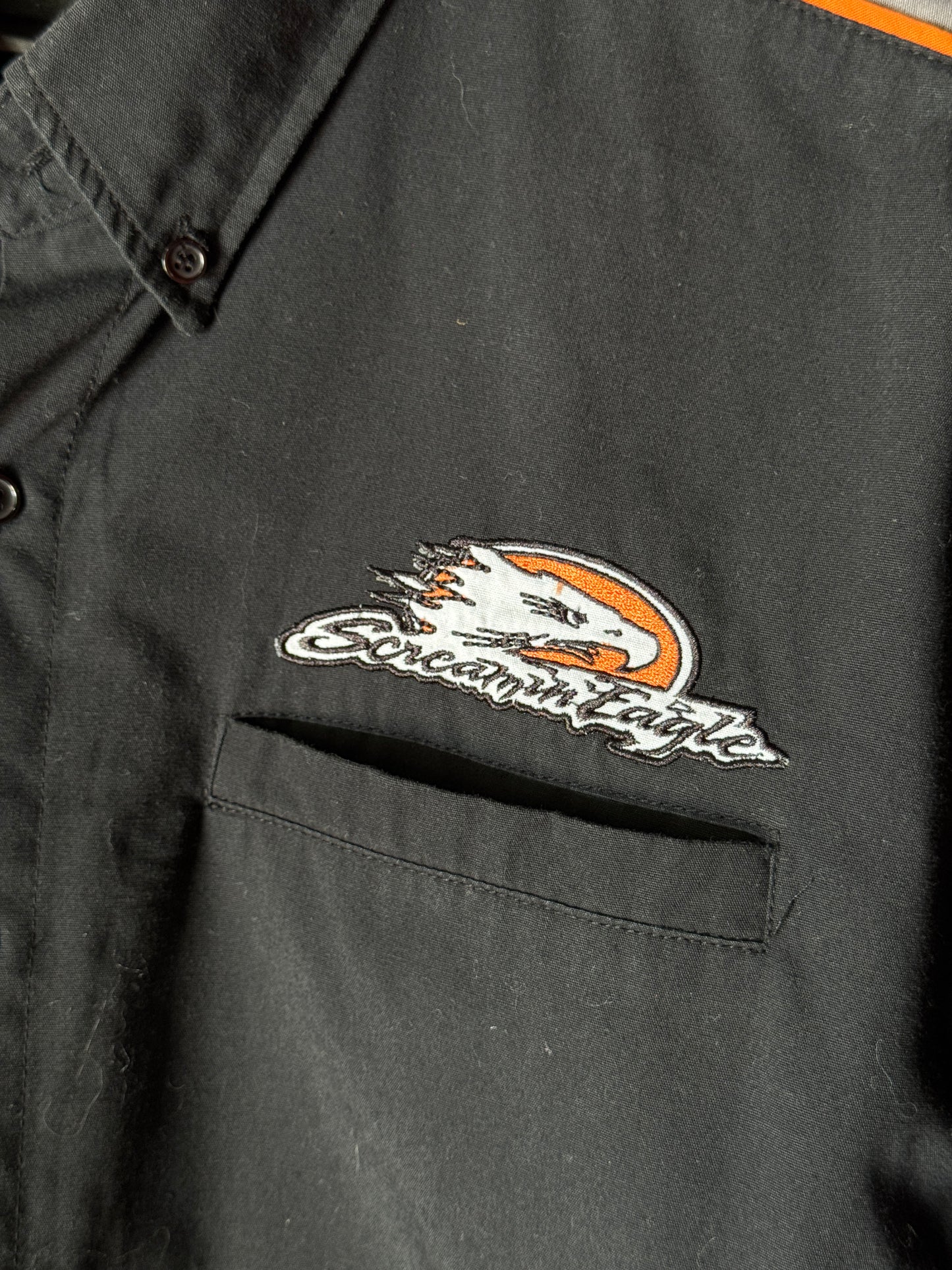 Vintage Harley Davidson Screamin Eagle Shirt - M