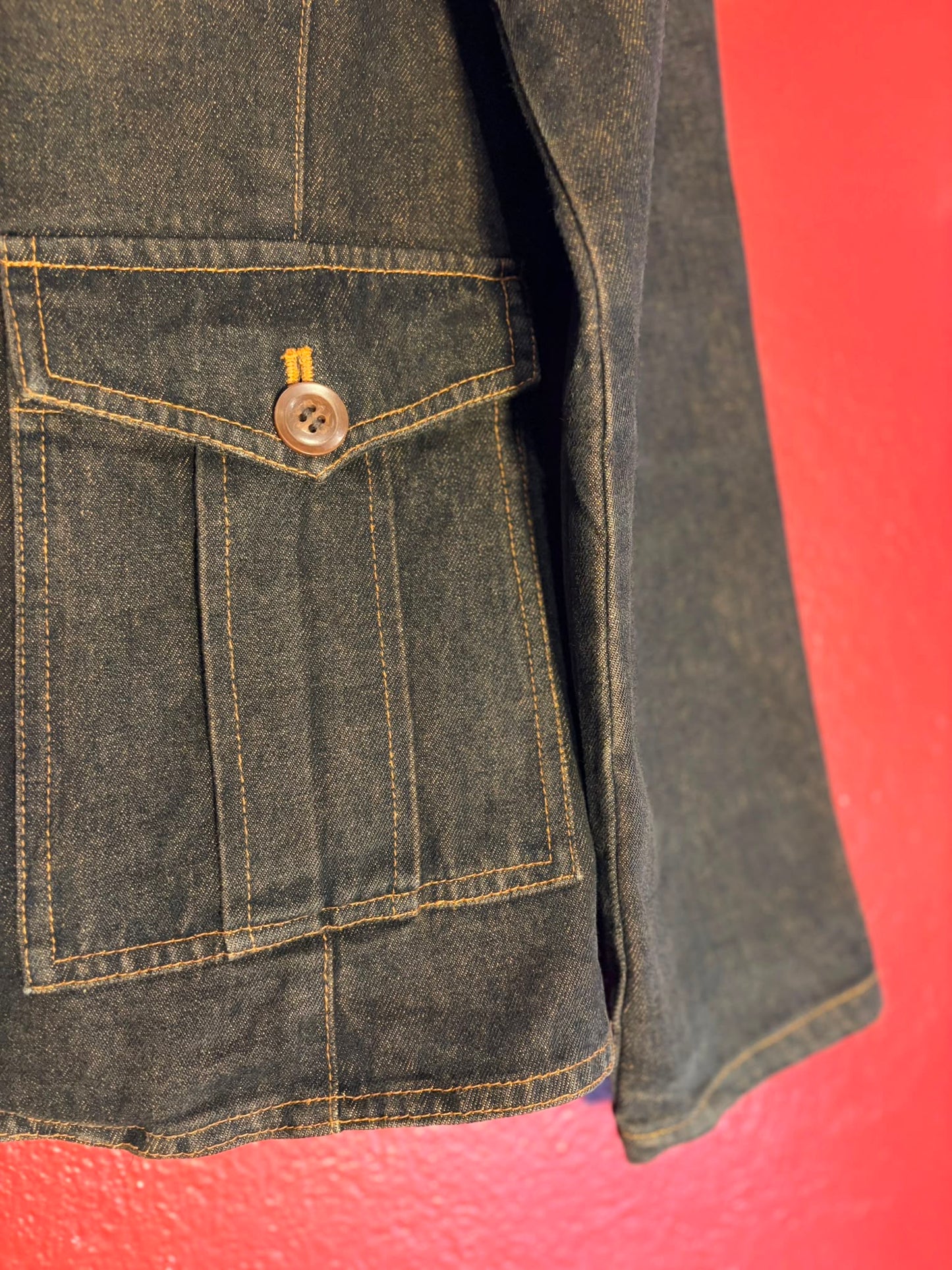 Vintage Dark Wash Denim Blazer - M (AU 10-12)