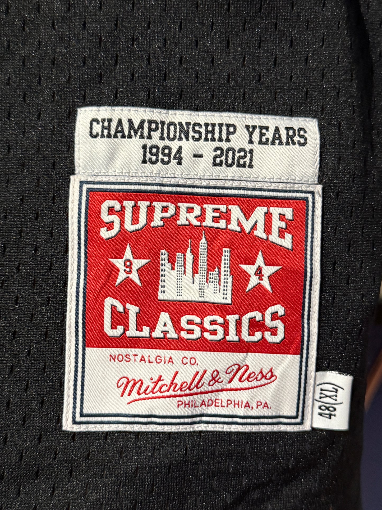 SUPREME x Mitchell & Ness Classics Mesh Singlet