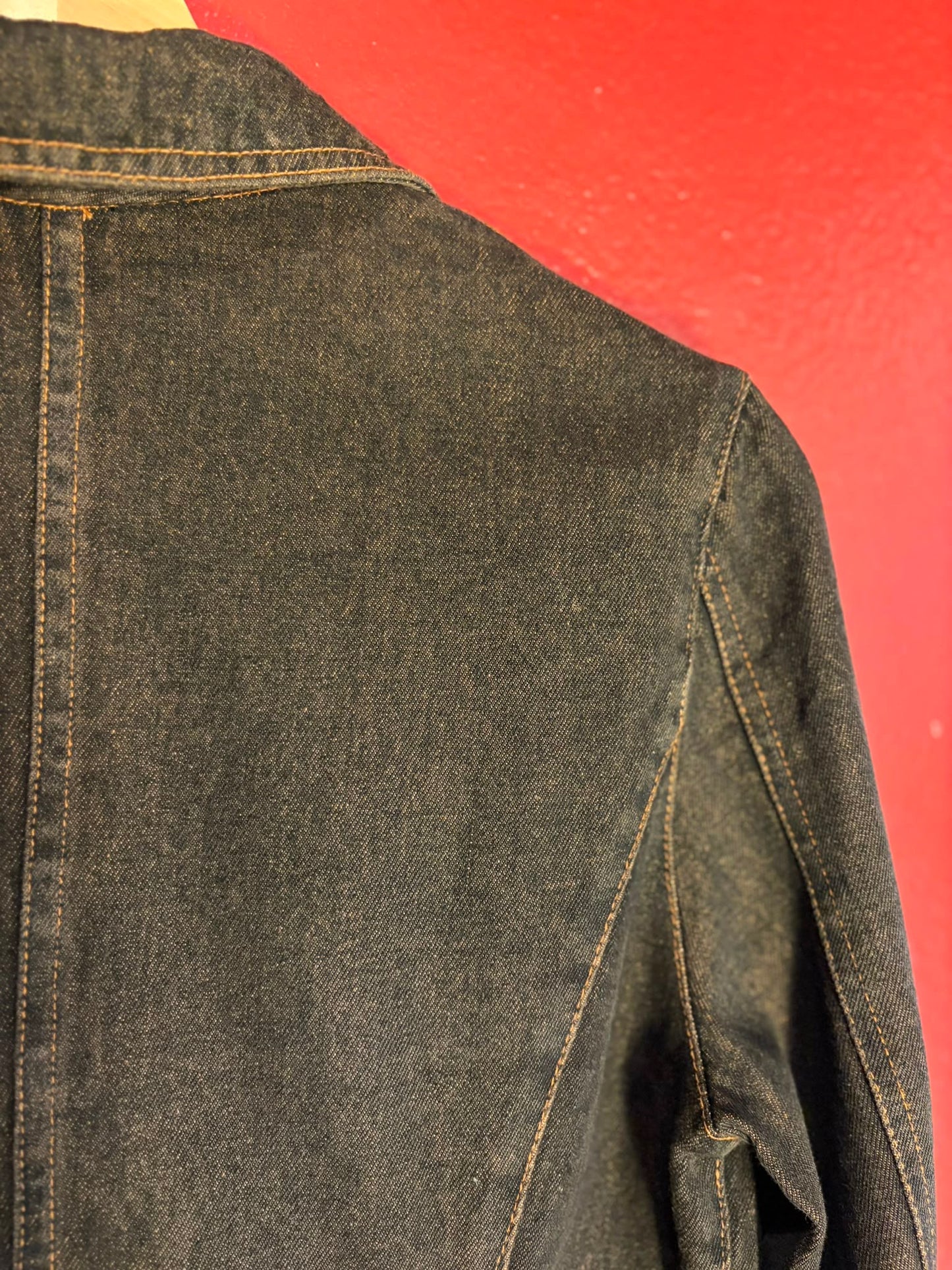 Vintage Dark Wash Denim Blazer - M (AU 10-12)