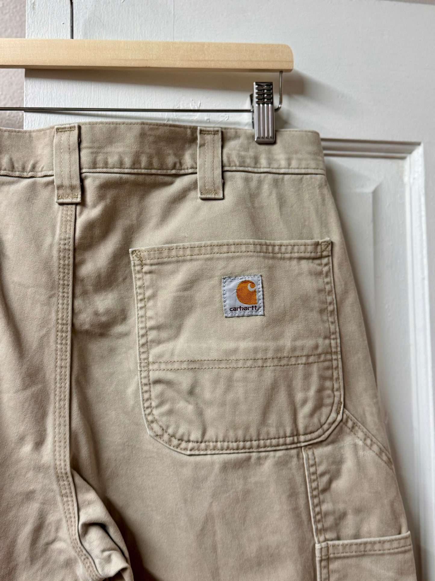 Cream Carhartt Jeans [34"]