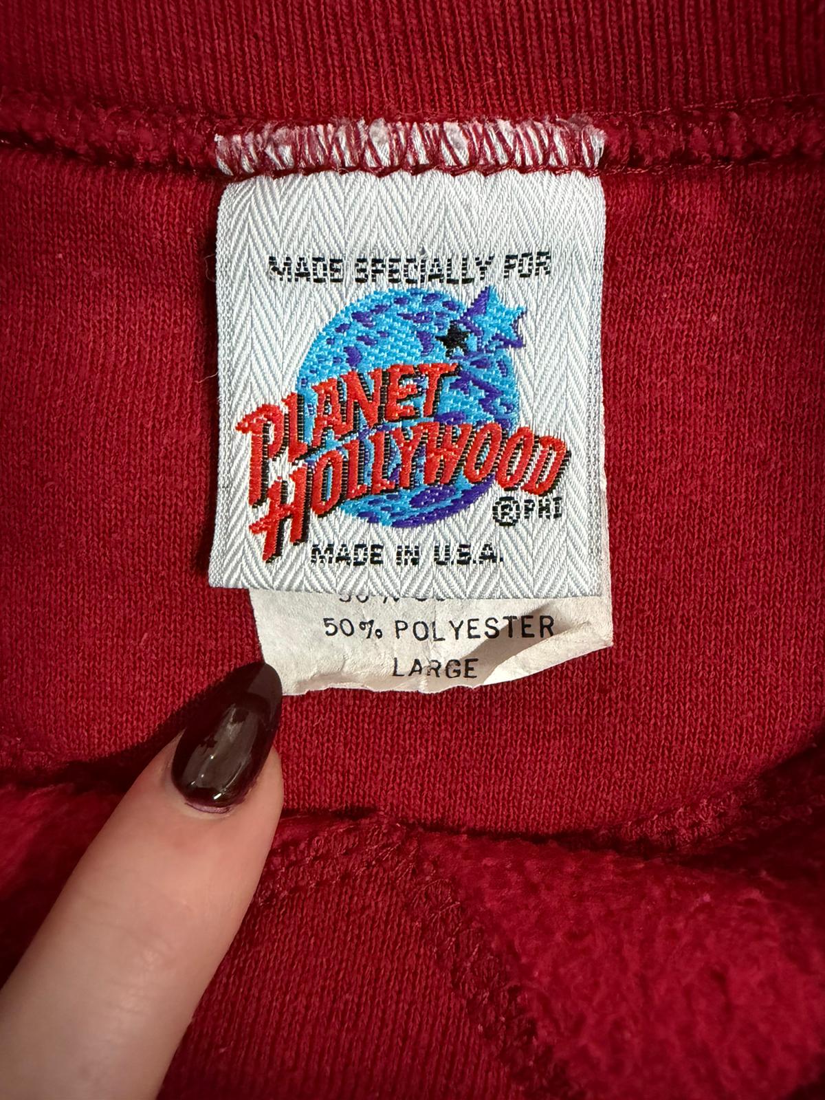 Planet Hollywood Red Crewneck Jumper [L]