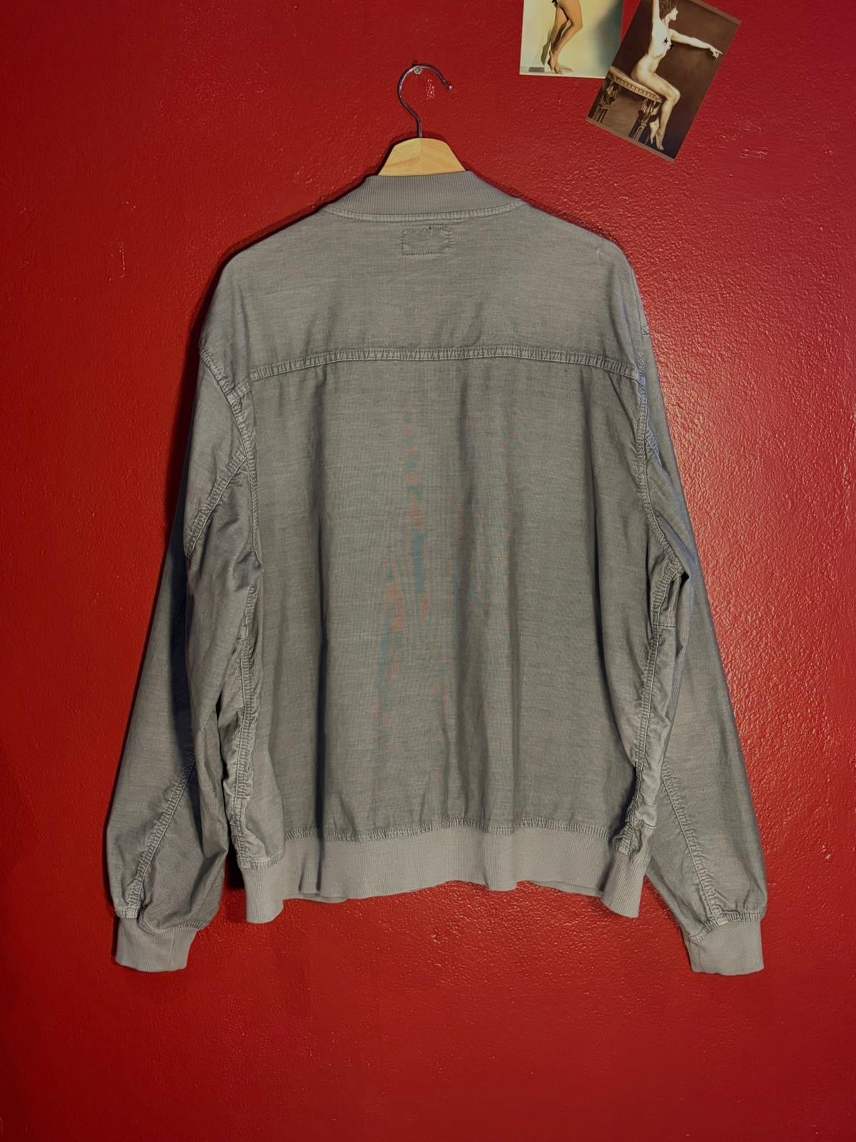 Vintage Y2K True Religion Grey Zip Jacket [XL]