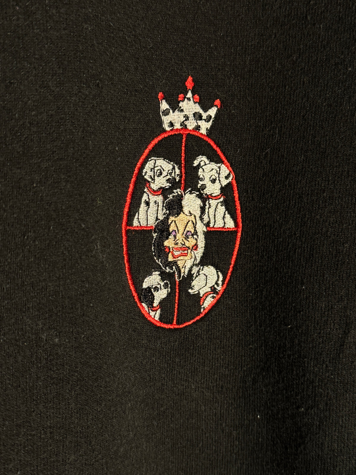Vintage Disney 101 Dalmatians Quarter Zip Sweatshirt - L (AU L)