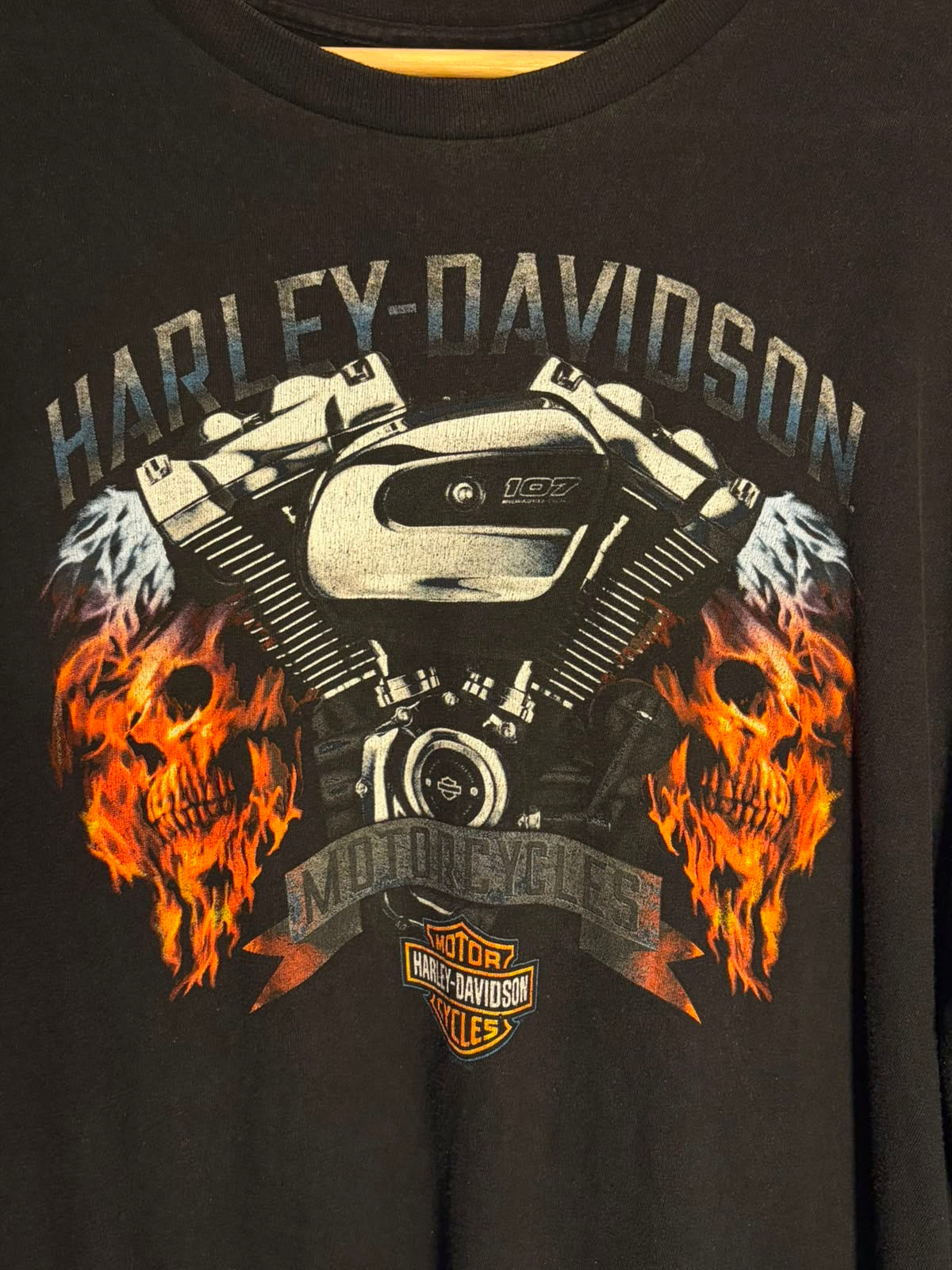 Harley-Davidson Las Vegas Engine Skull T-Shirt [XXL]