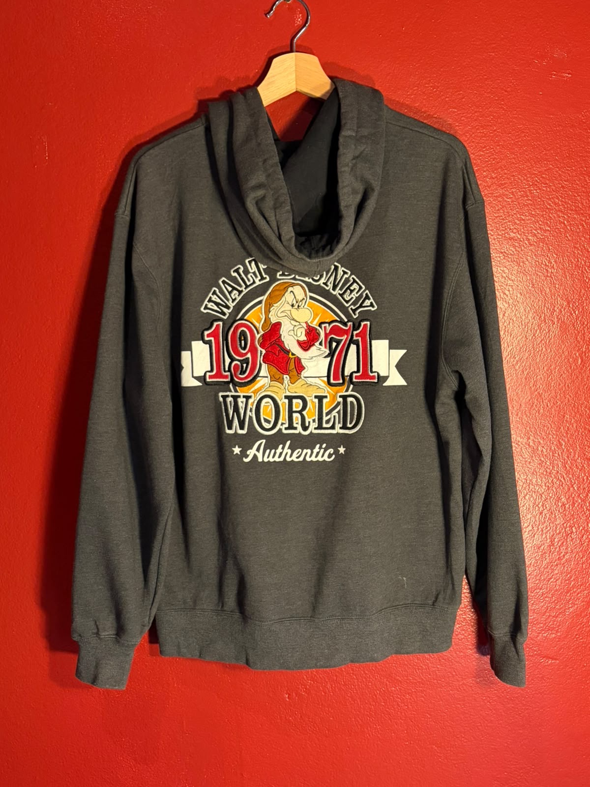 Vintage Walt Disney World 1971 Grumpy Zip Hoodie - M (AU M)