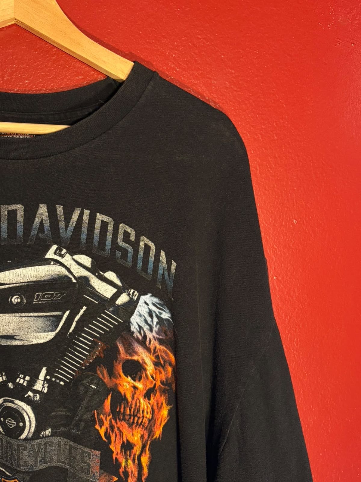 Harley-Davidson Las Vegas Engine Skull T-Shirt [XXL]