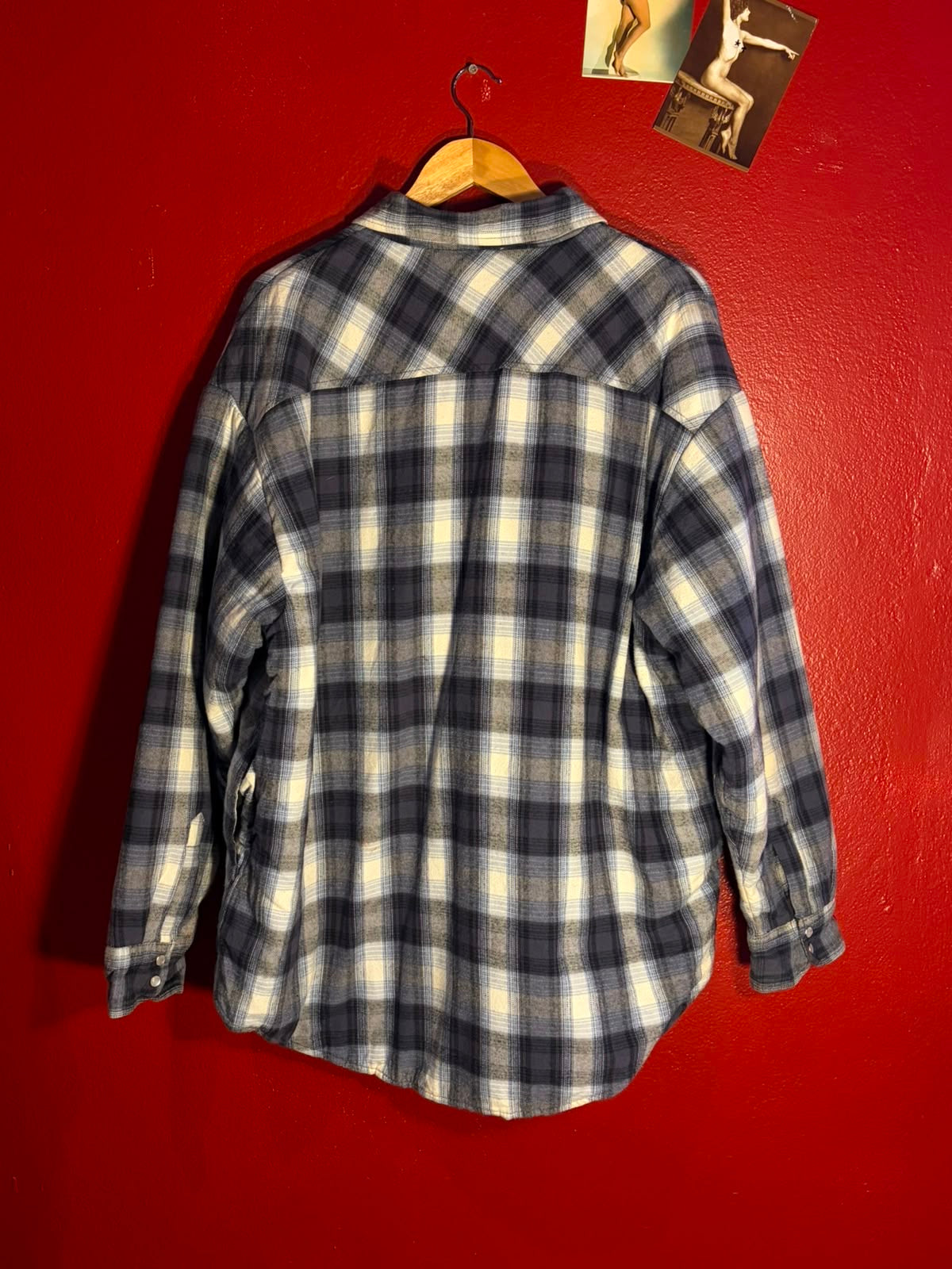 Vintage Dickies Quilted Plaid Flannel Shirt Jacket [XL]