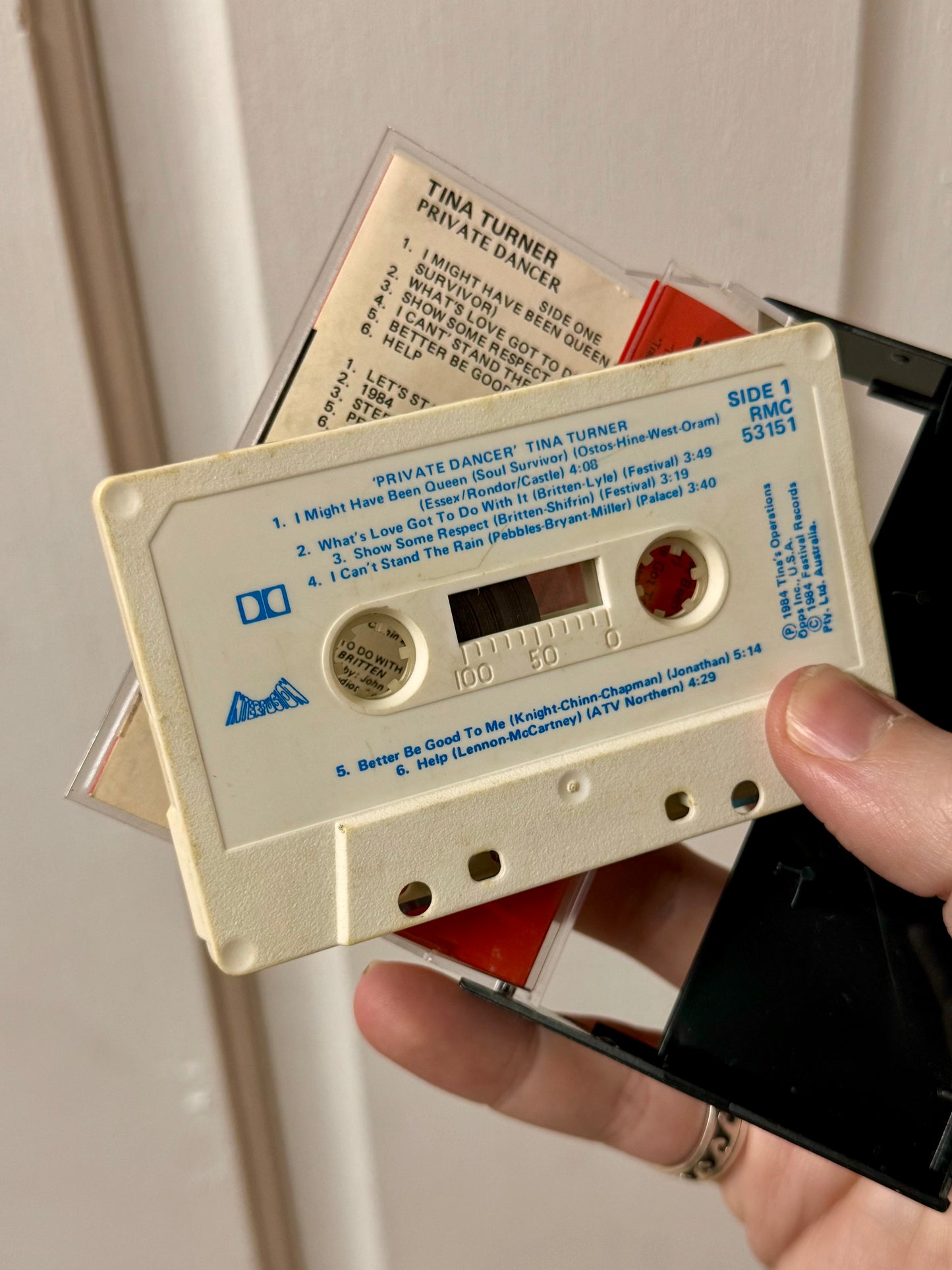 Tina Turner Private Dancer - Vintage Cassette