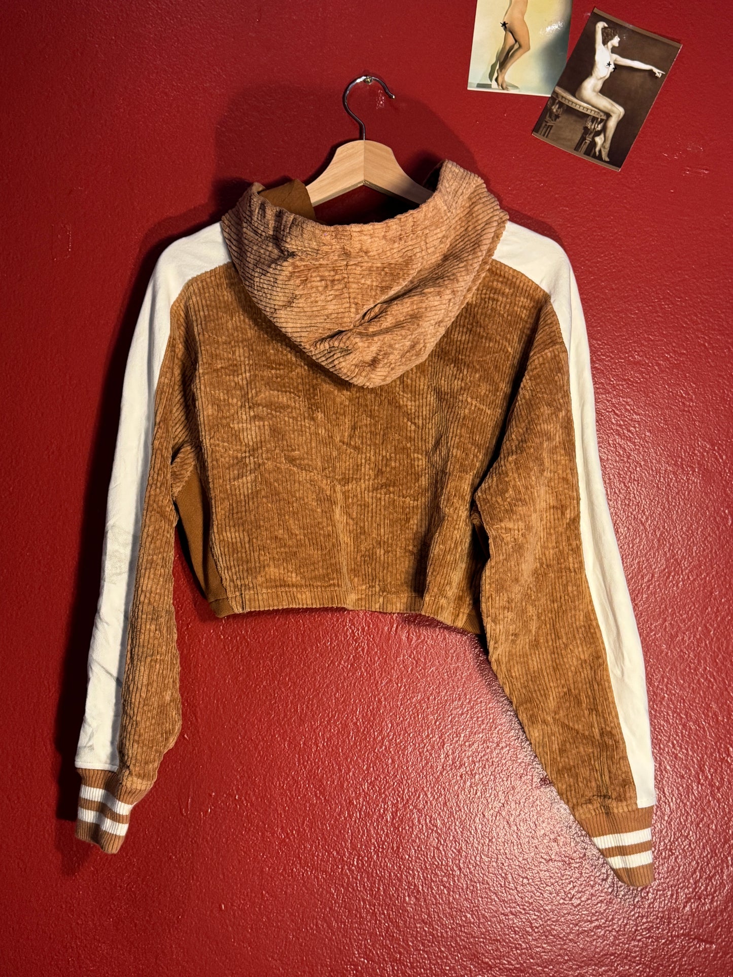Champion Reverse Weave Cropped Chenille Hoodie (S)