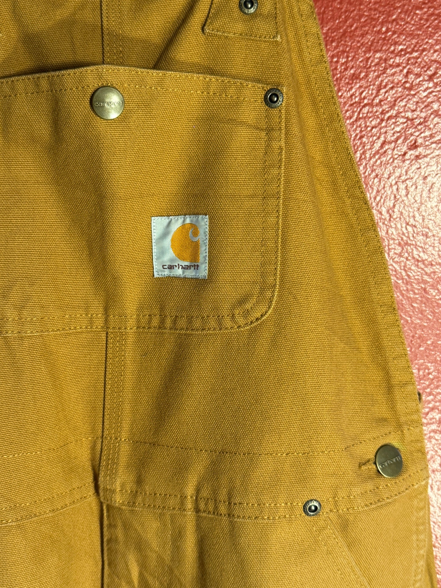 Carhartt Duck Canvas Bib Overalls - W32