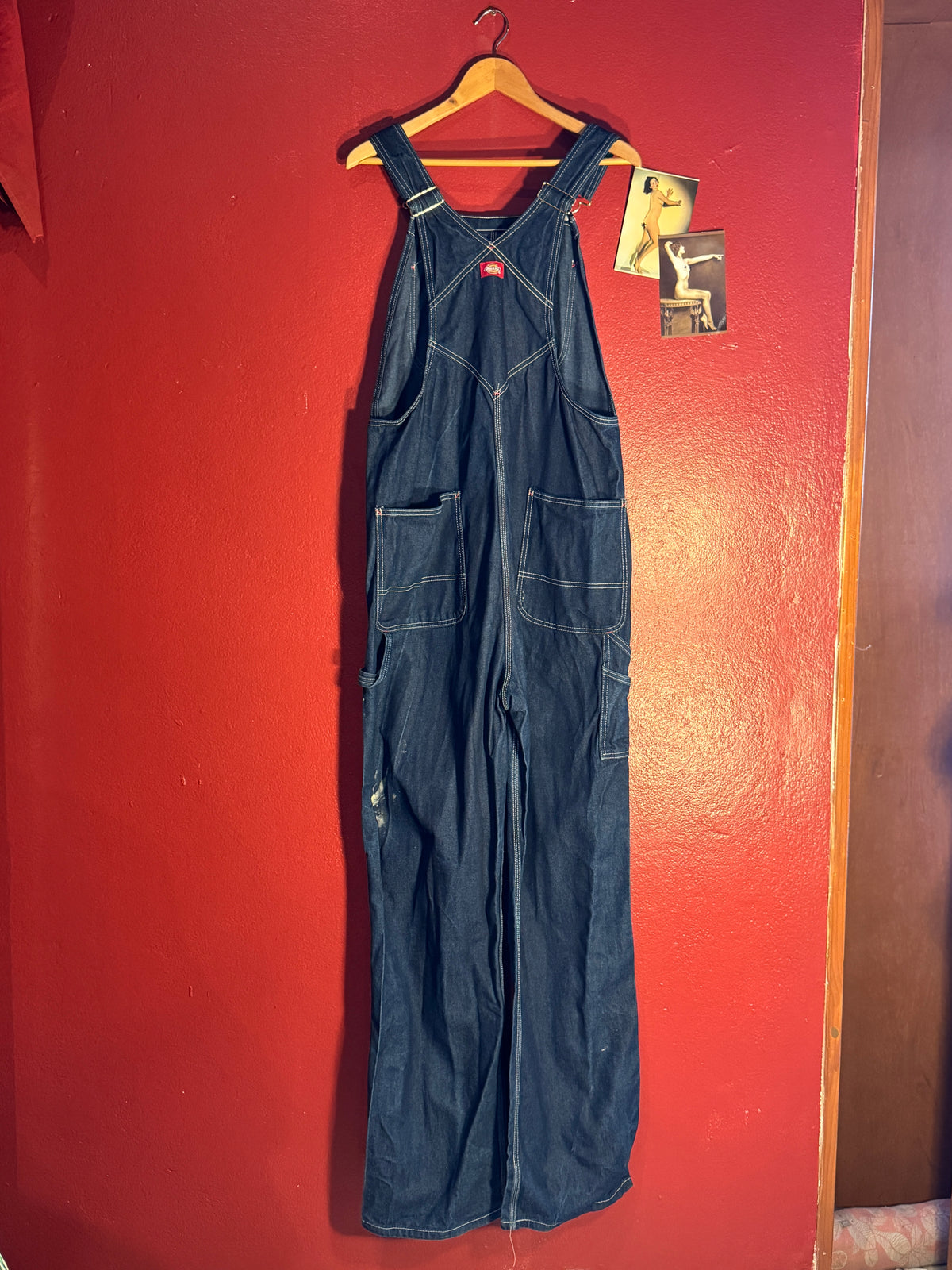 Dickies Denim Bib Overalls (38x36)
