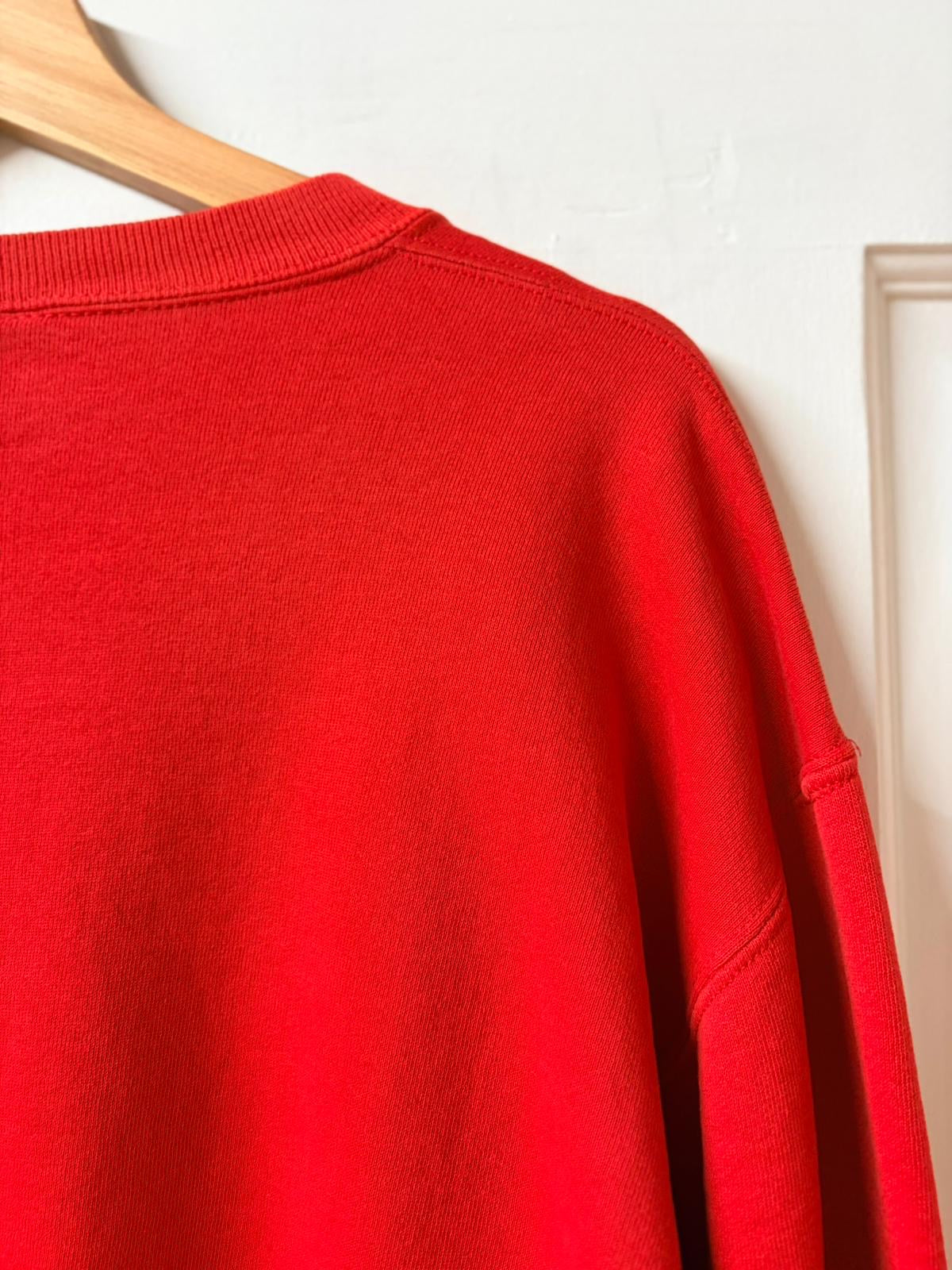 Russell Athletics Christ King School Red Crewneck Jumper [M]
