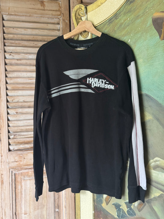 Vintage Harley Davidson Embroidered Crewneck Sweater [L]