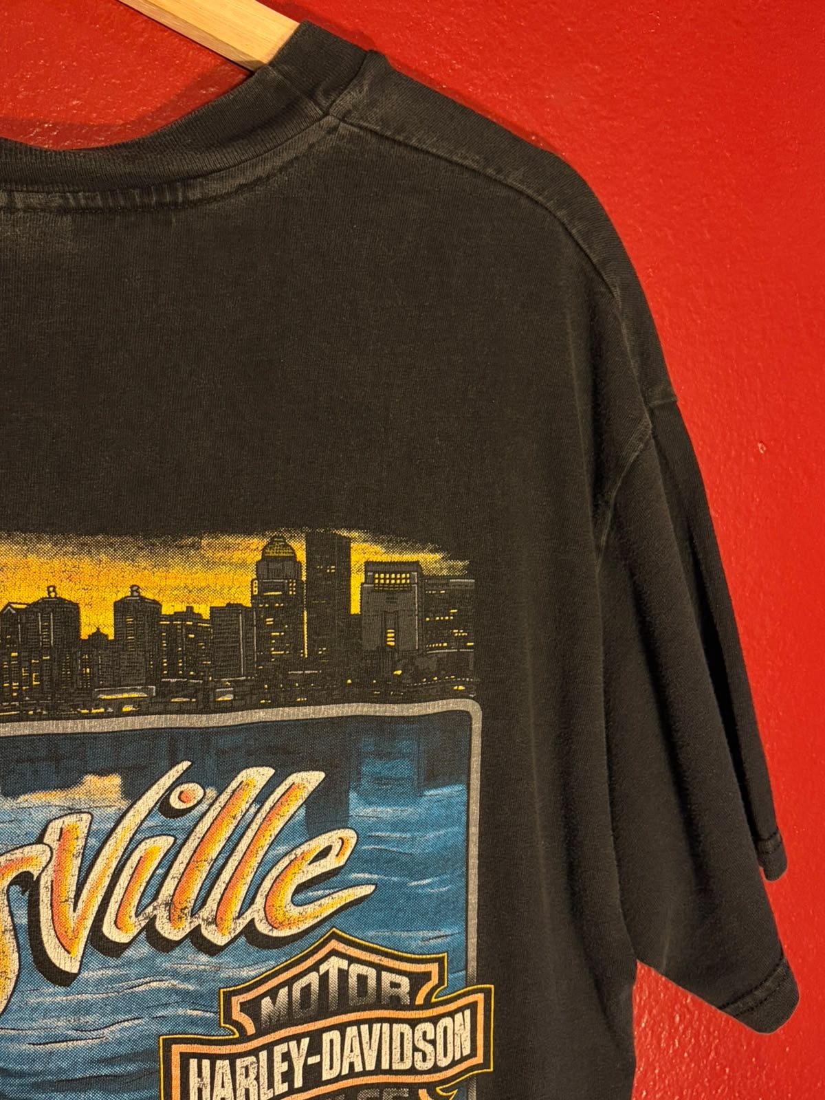 Harley-Davidson Vintage Louisville Kentucky Graphic T-Shirt [L]