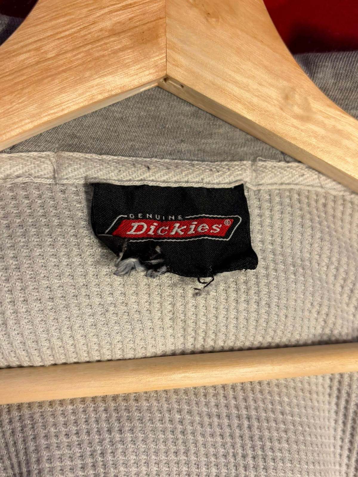Vintage Dickies Grey Zip Hoodie [XL]
