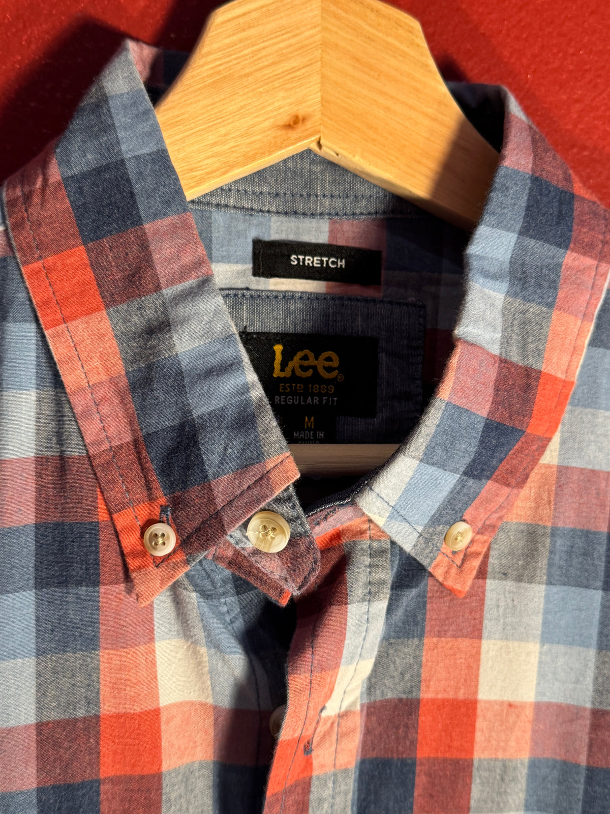 Lee Short Sleeve Check Shirt [M]