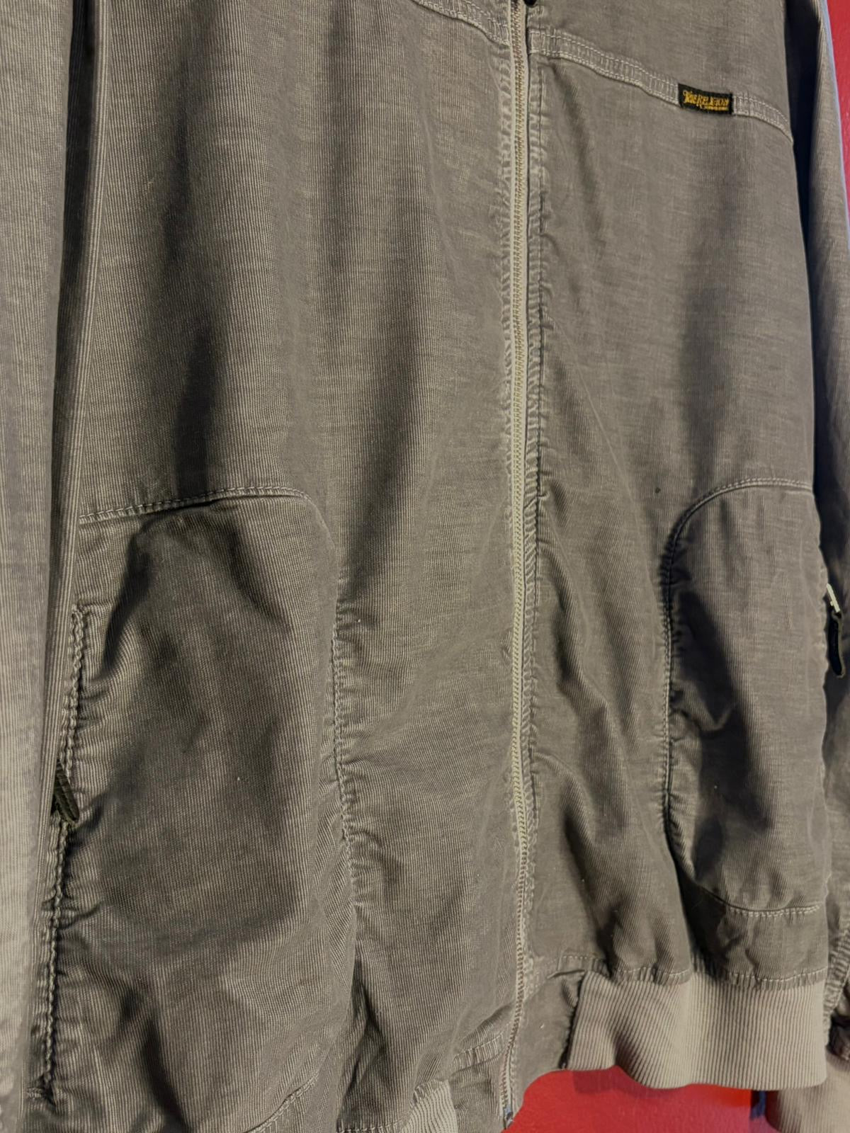 Vintage Y2K True Religion Grey Zip Jacket [XL]