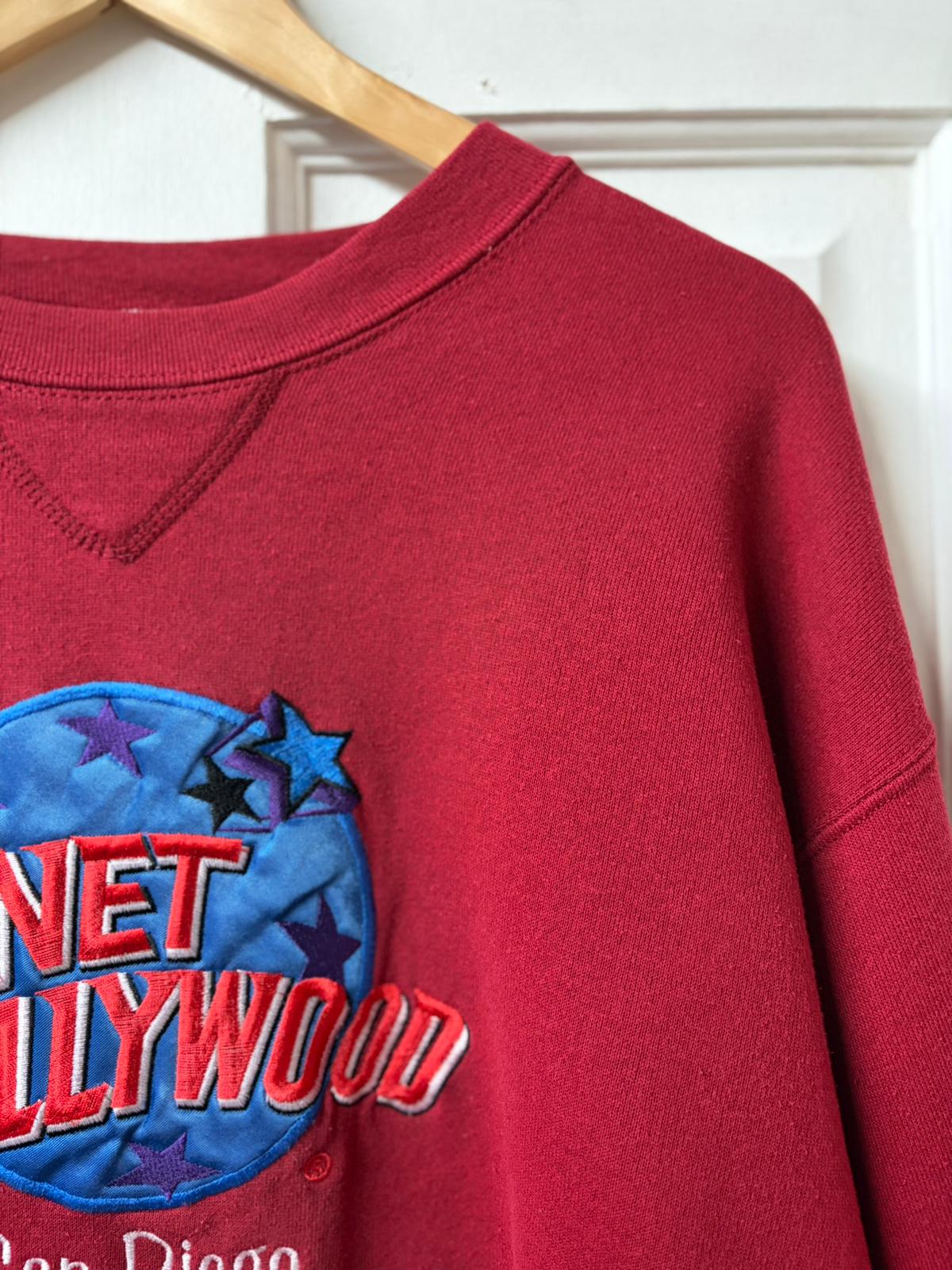 Planet Hollywood Red Crewneck Jumper [L]
