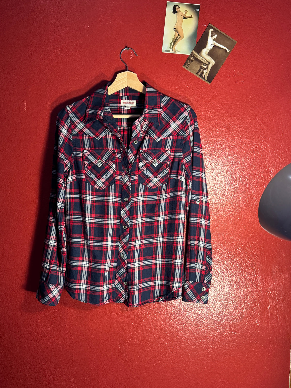 True Religion Plaid Western Shirt [S]