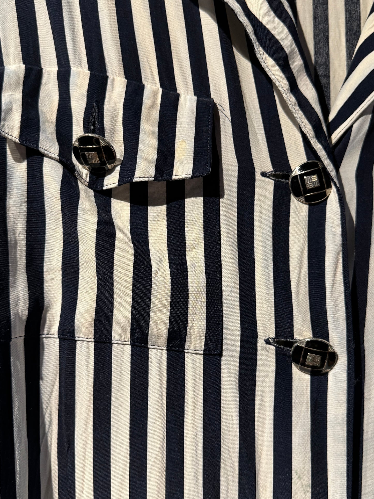 Vintage Luisa Spagnoli Stripe Shirt Dress