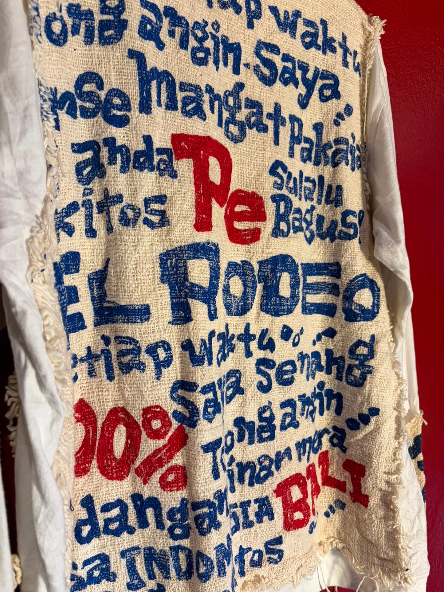 El Rodeo Upcycled Burlap Graphic Sweatshirt (AU 14-16)