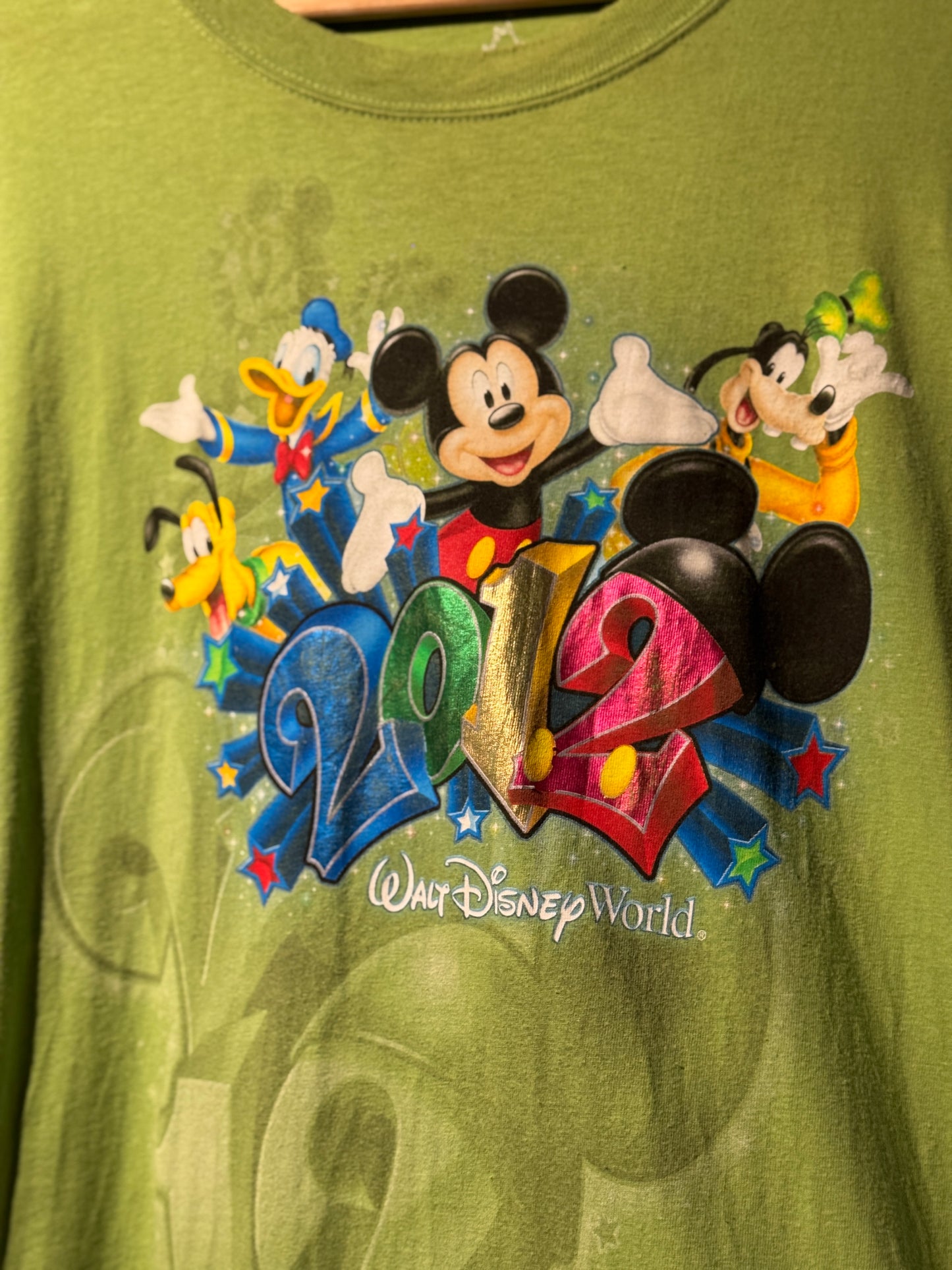 Green Walt Disney World '2012' Graphic Tee [2XL]