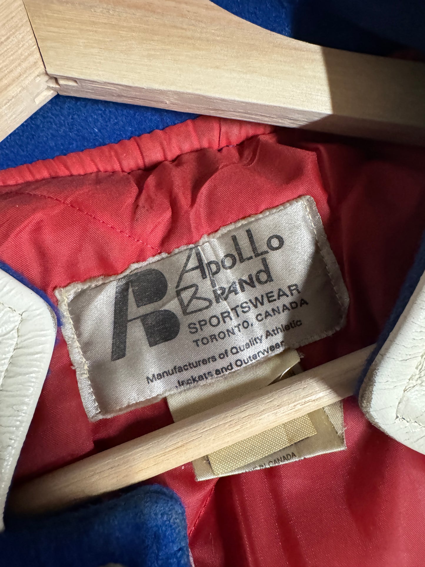 Vintage Apollo Brand PHA Varsity Jacket - Made in Canada [S/M]