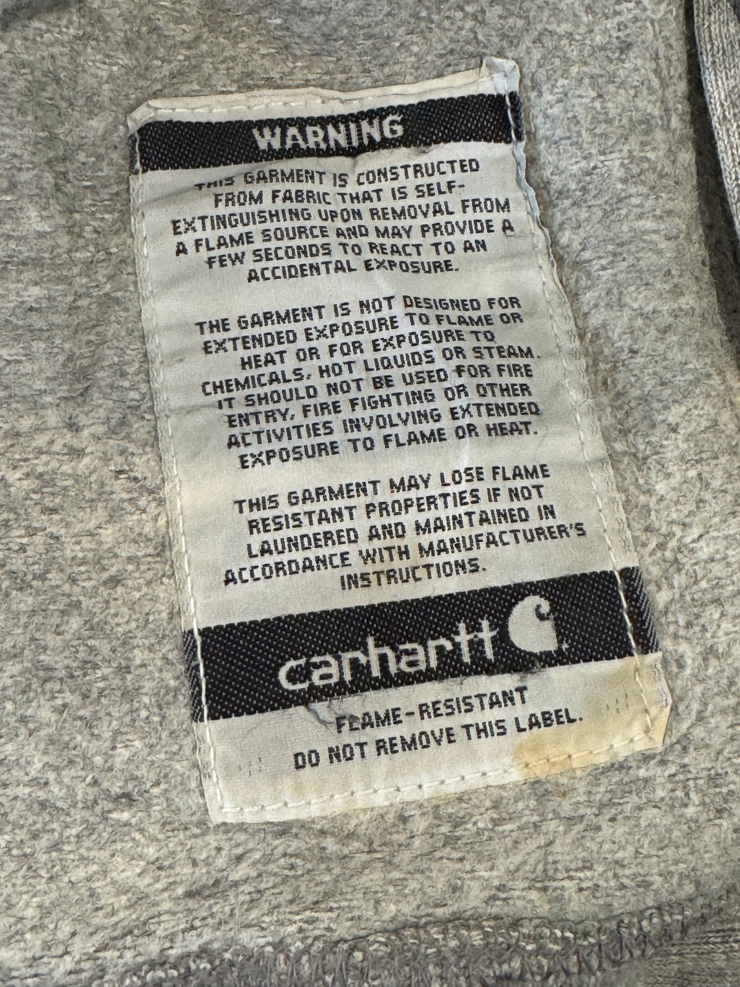 Carhartt FR Flame-Resistant Full Zip Hooded Sweatshirt (L)