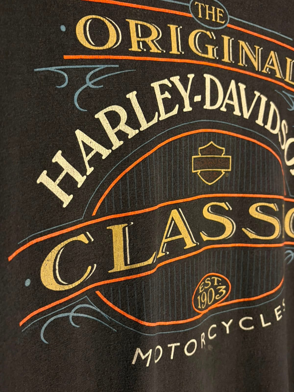 Harley-Davidson Vintage Louisville Kentucky Graphic T-Shirt [L]