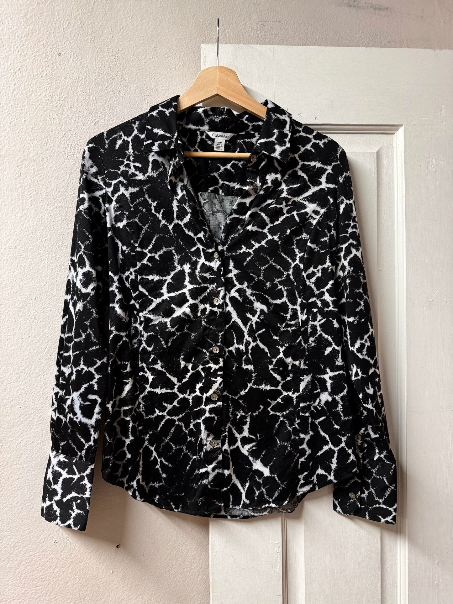 Black & White Calvin Klein Womens Top [S]