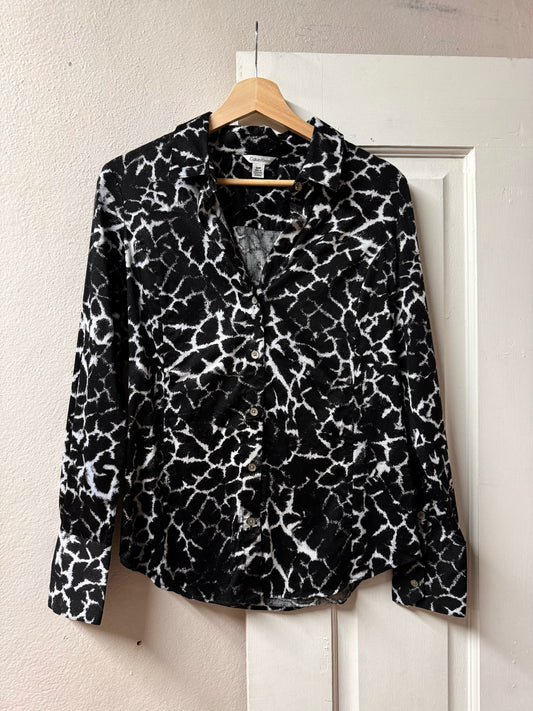 Black & White Calvin Klein Womens Top [S]