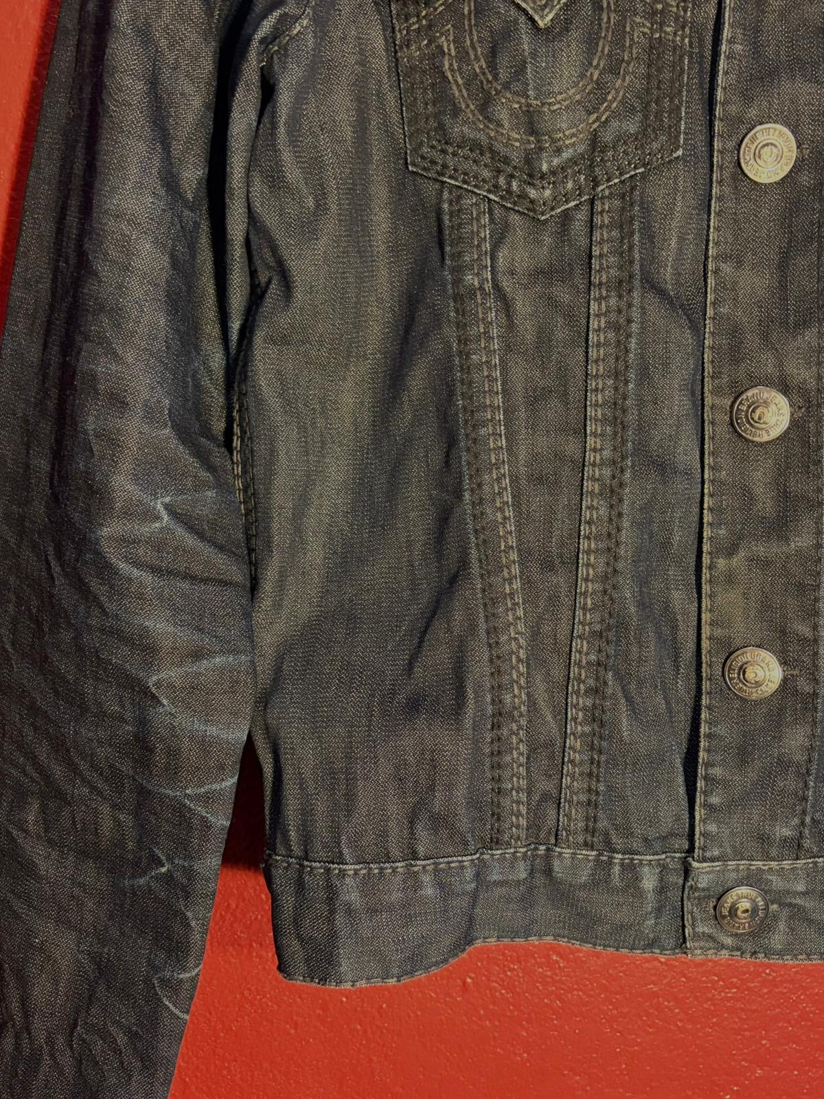 Vintage Y2K True Religion Jimmy Big QT Denim Jacket [M]